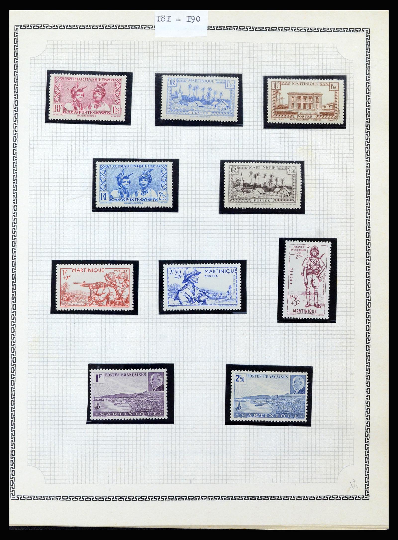 37175 263 - Postzegelverzameling 37175 Franse koloniën 1880-1974.