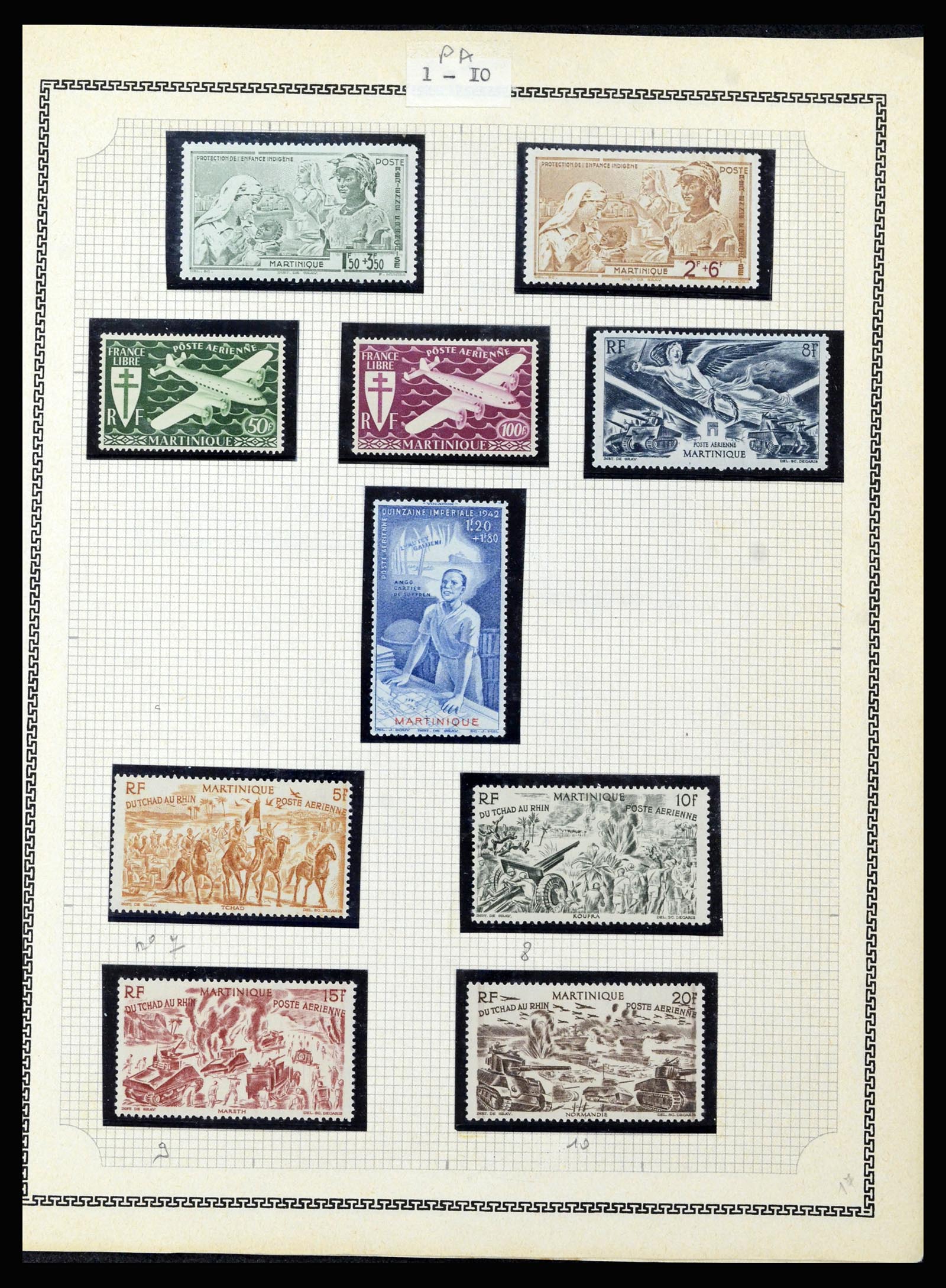 37175 270 - Postzegelverzameling 37175 Franse koloniën 1880-1974.