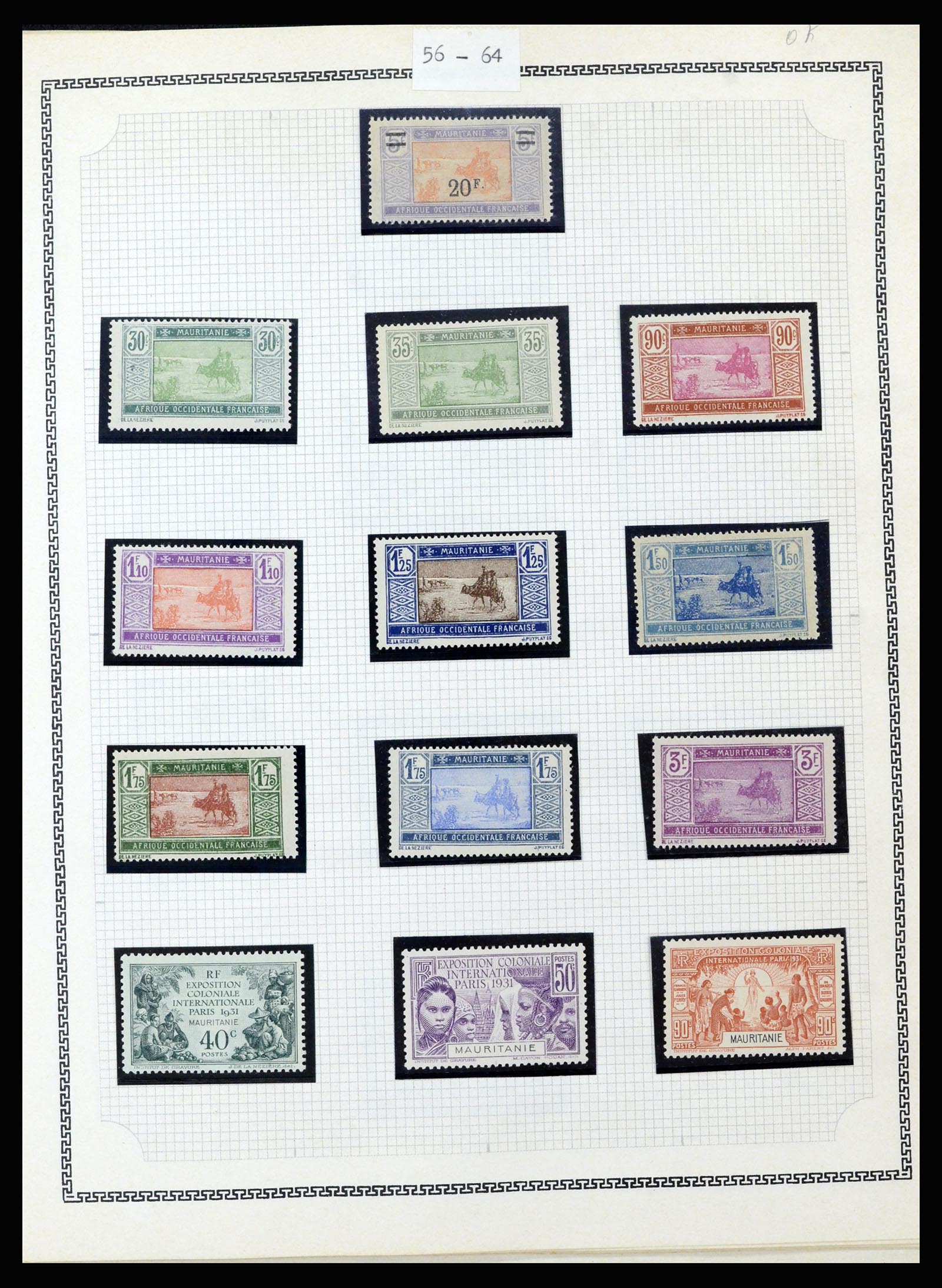 37175 276 - Postzegelverzameling 37175 Franse koloniën 1880-1974.