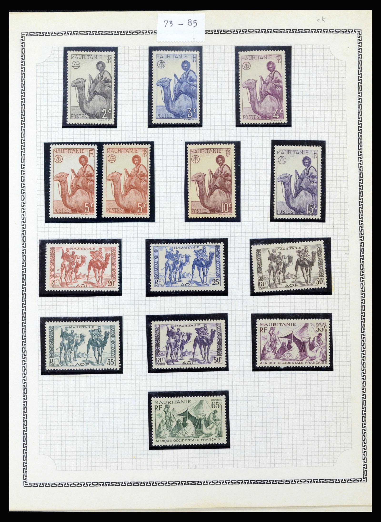 37175 278 - Postzegelverzameling 37175 Franse koloniën 1880-1974.