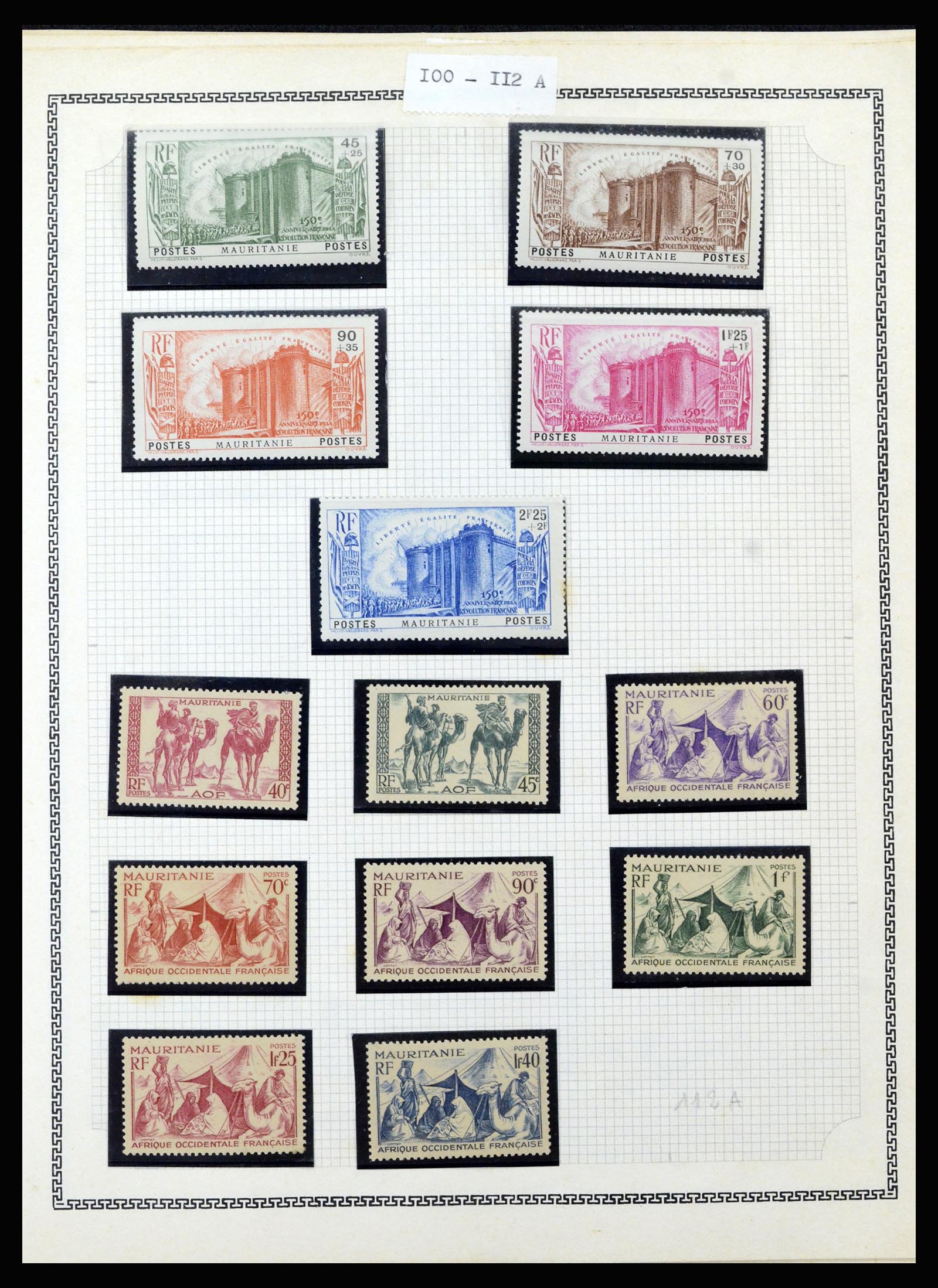 37175 280 - Postzegelverzameling 37175 Franse koloniën 1880-1974.