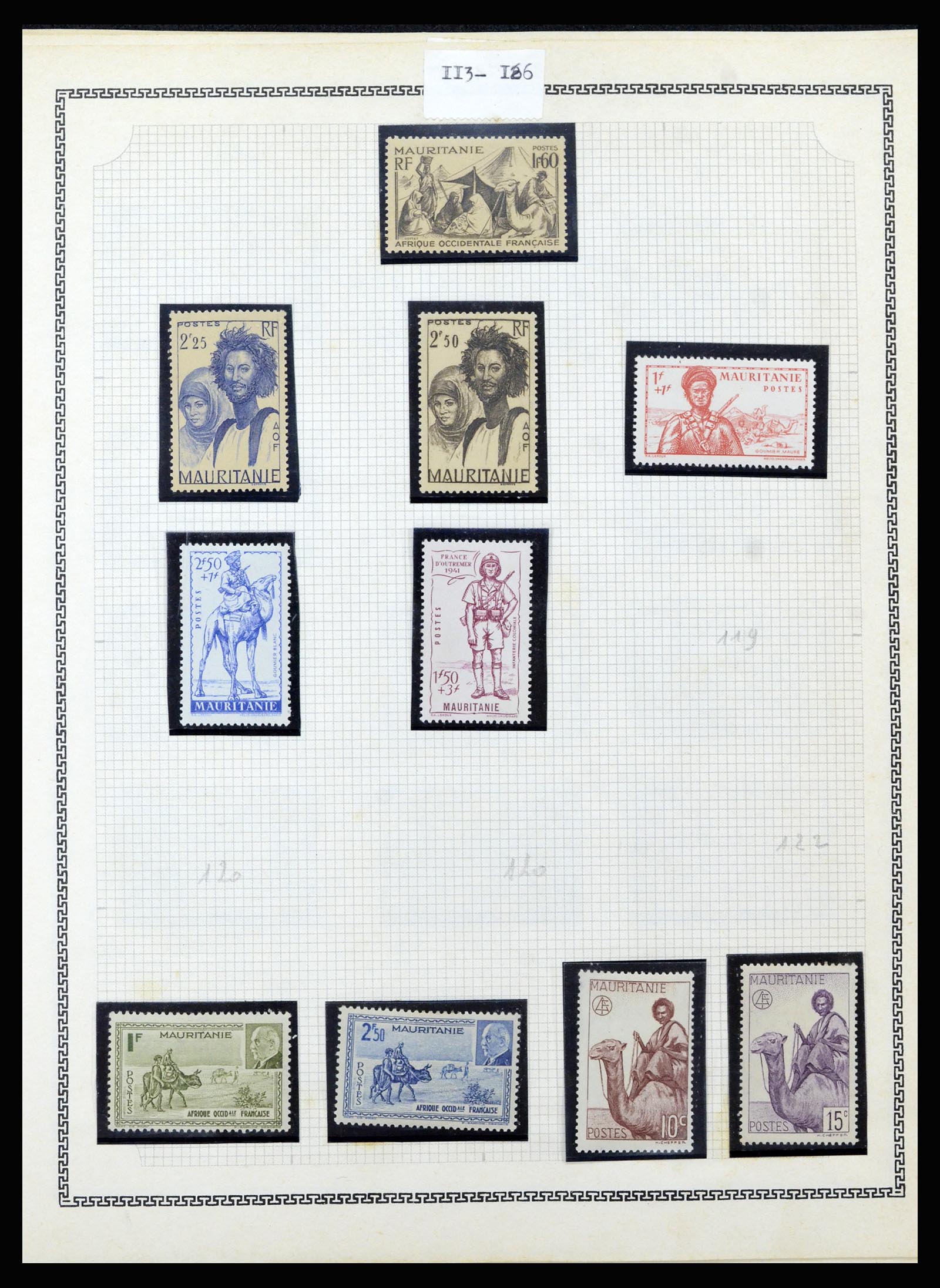 37175 281 - Postzegelverzameling 37175 Franse koloniën 1880-1974.