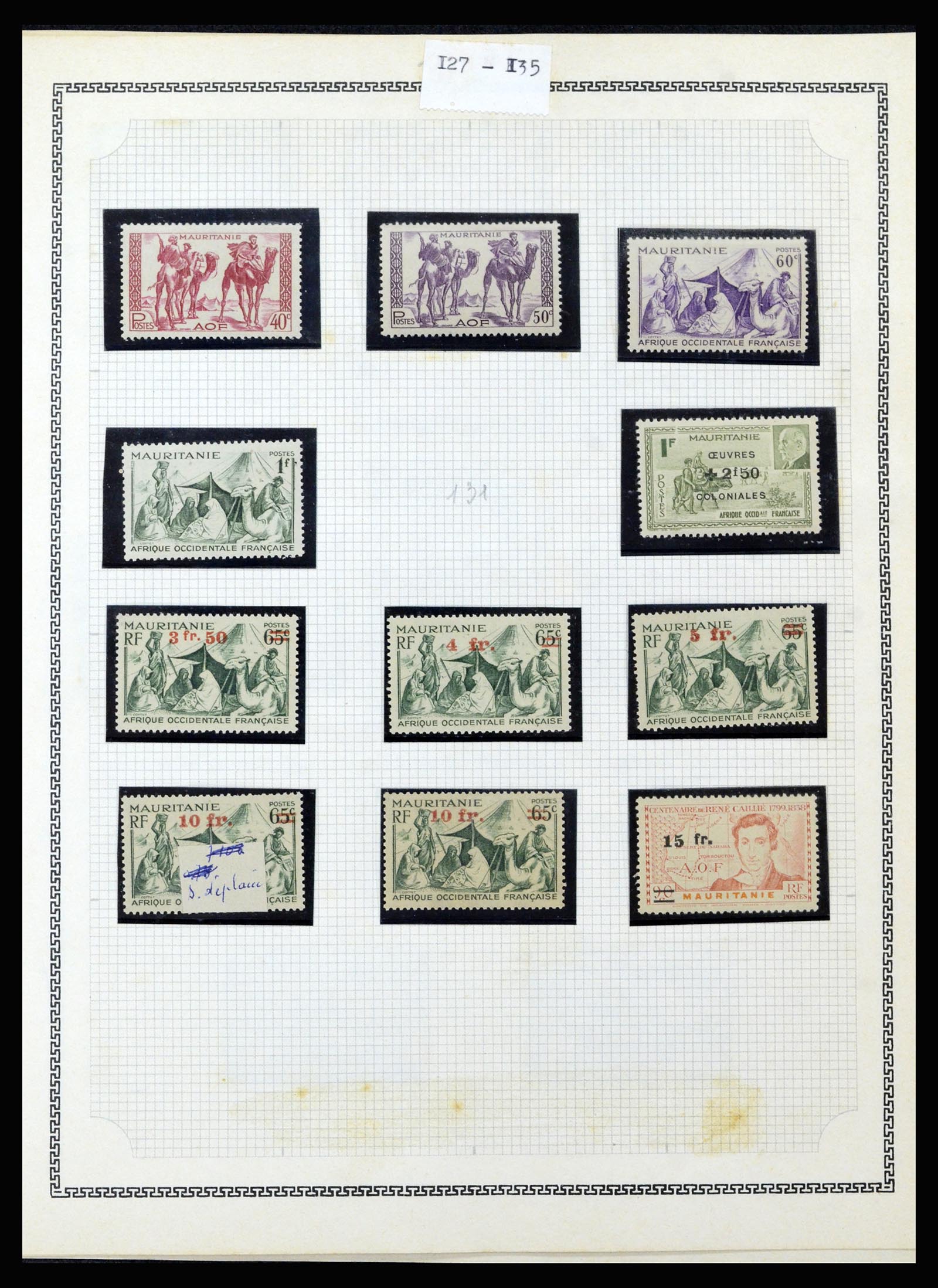 37175 282 - Postzegelverzameling 37175 Franse koloniën 1880-1974.