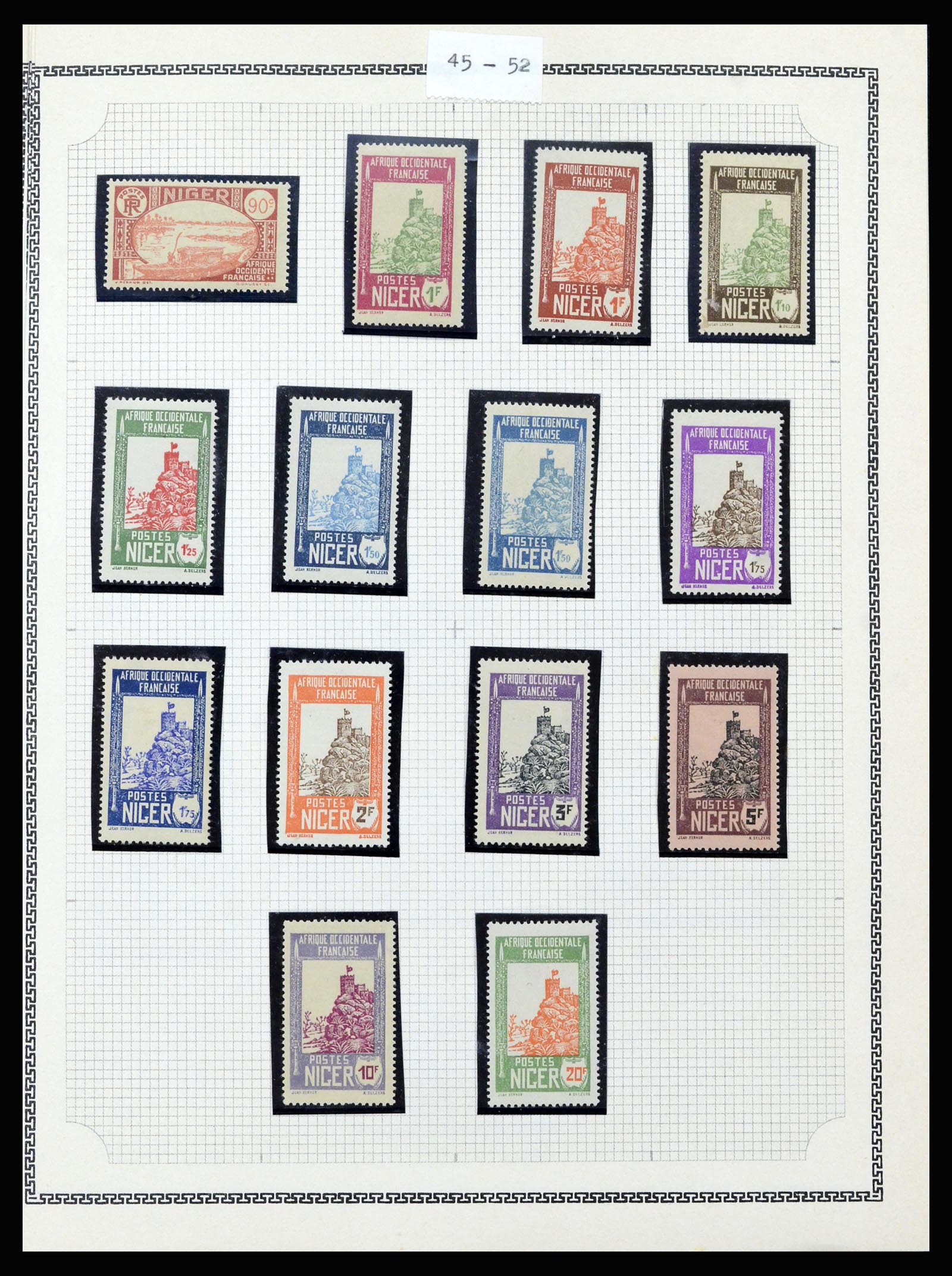 37175 289 - Postzegelverzameling 37175 Franse koloniën 1880-1974.
