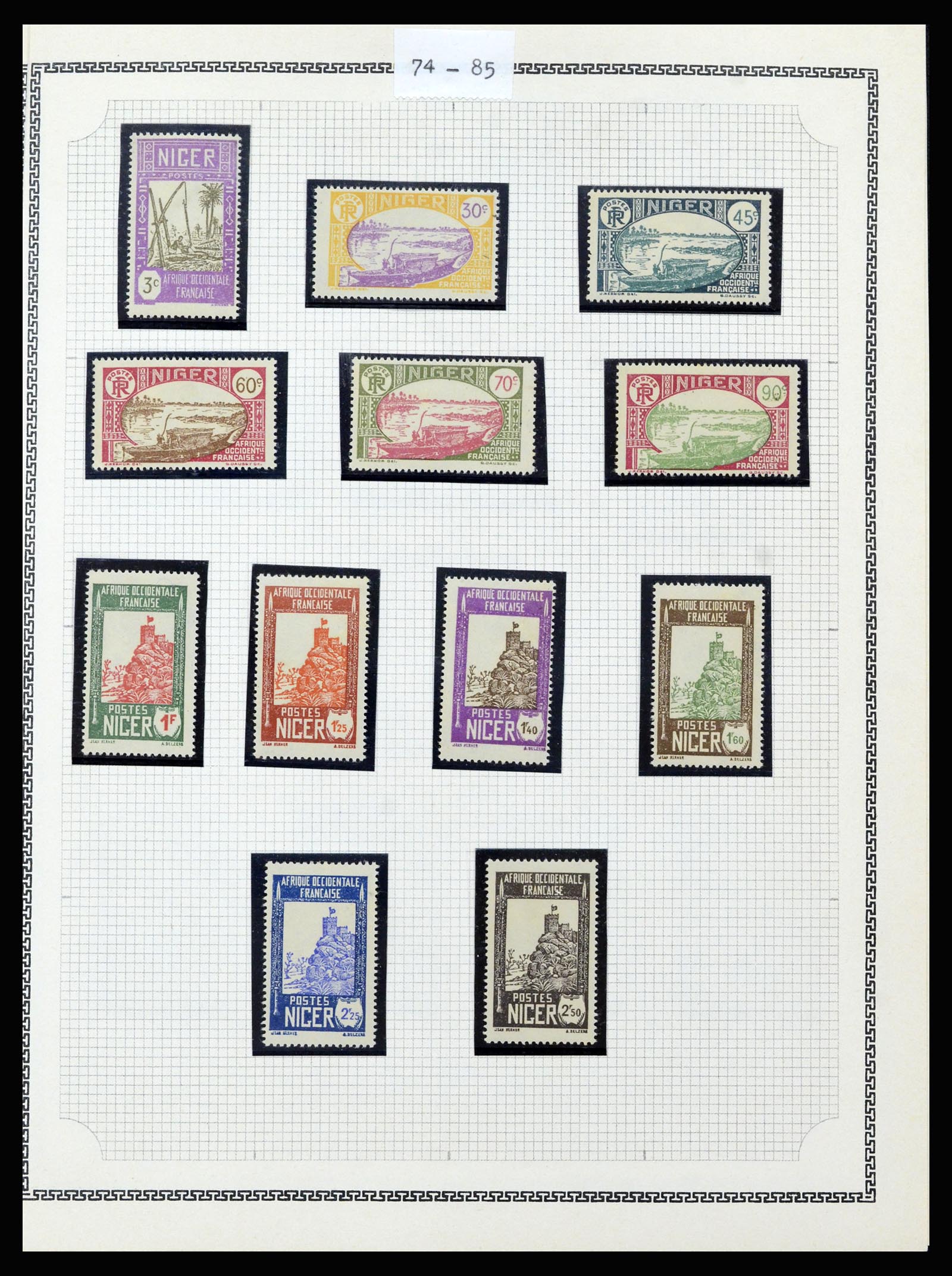 37175 292 - Postzegelverzameling 37175 Franse koloniën 1880-1974.