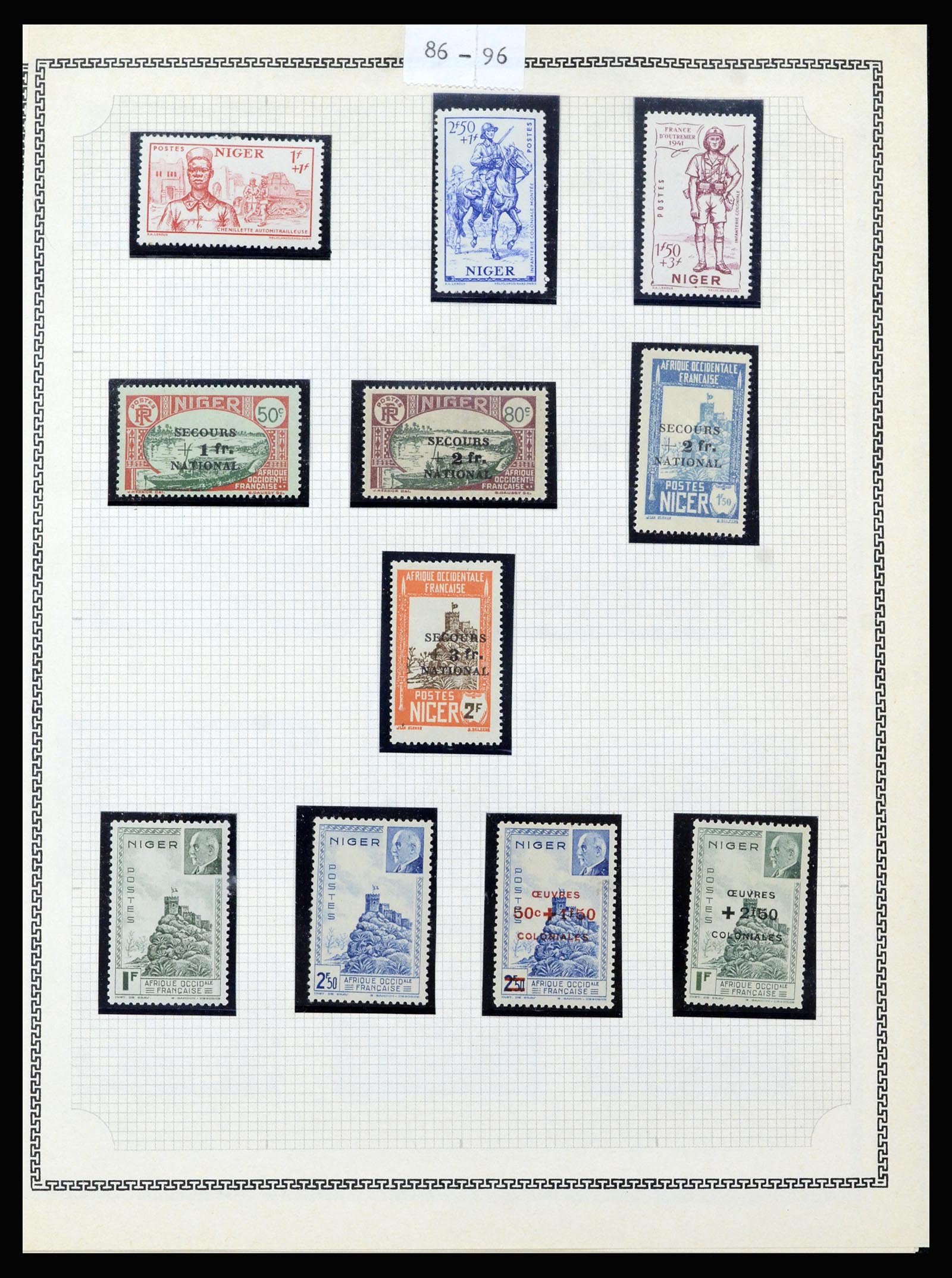 37175 293 - Postzegelverzameling 37175 Franse koloniën 1880-1974.