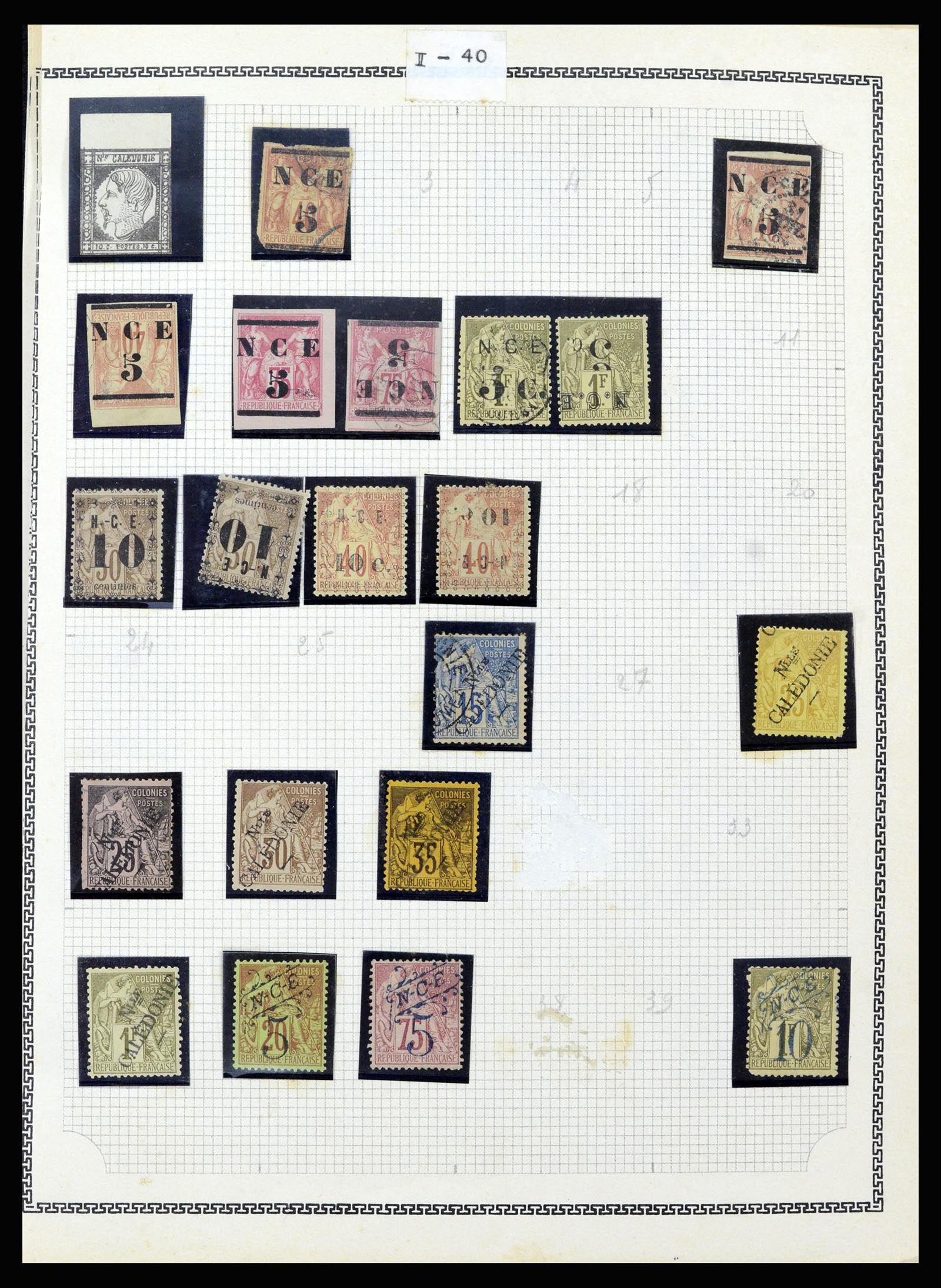 37175 298 - Postzegelverzameling 37175 Franse koloniën 1880-1974.