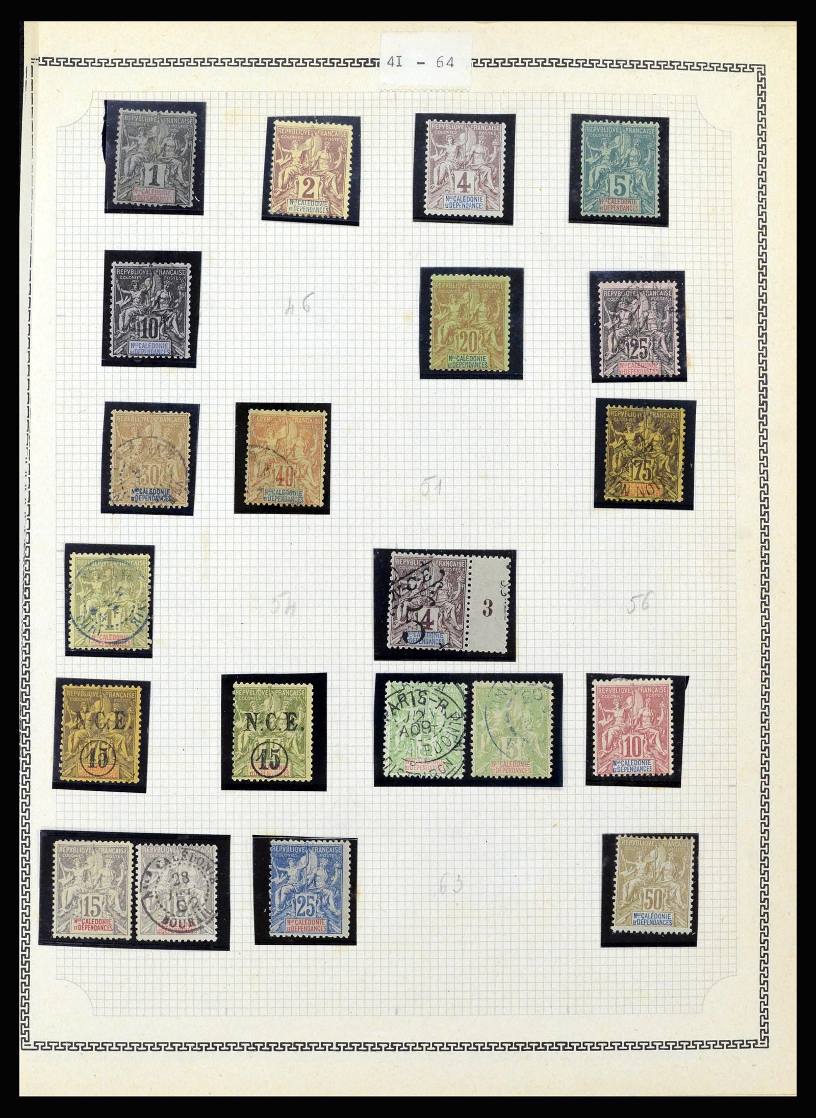 37175 299 - Postzegelverzameling 37175 Franse koloniën 1880-1974.