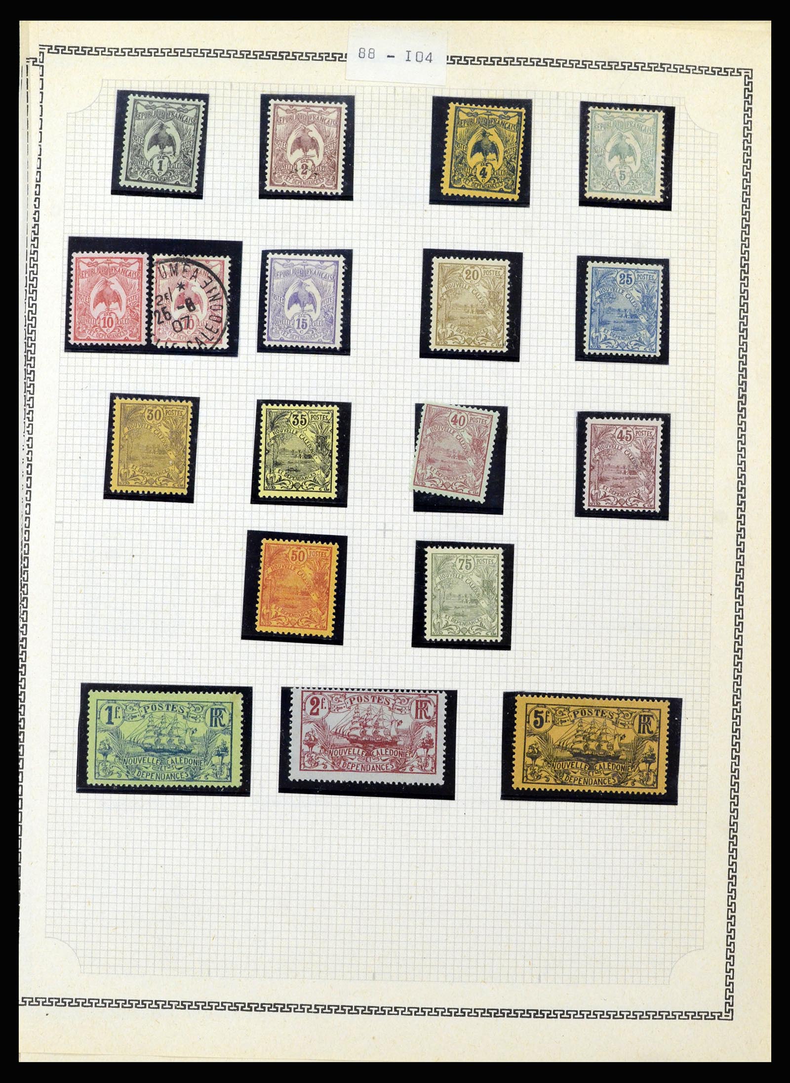 37175 301 - Postzegelverzameling 37175 Franse koloniën 1880-1974.