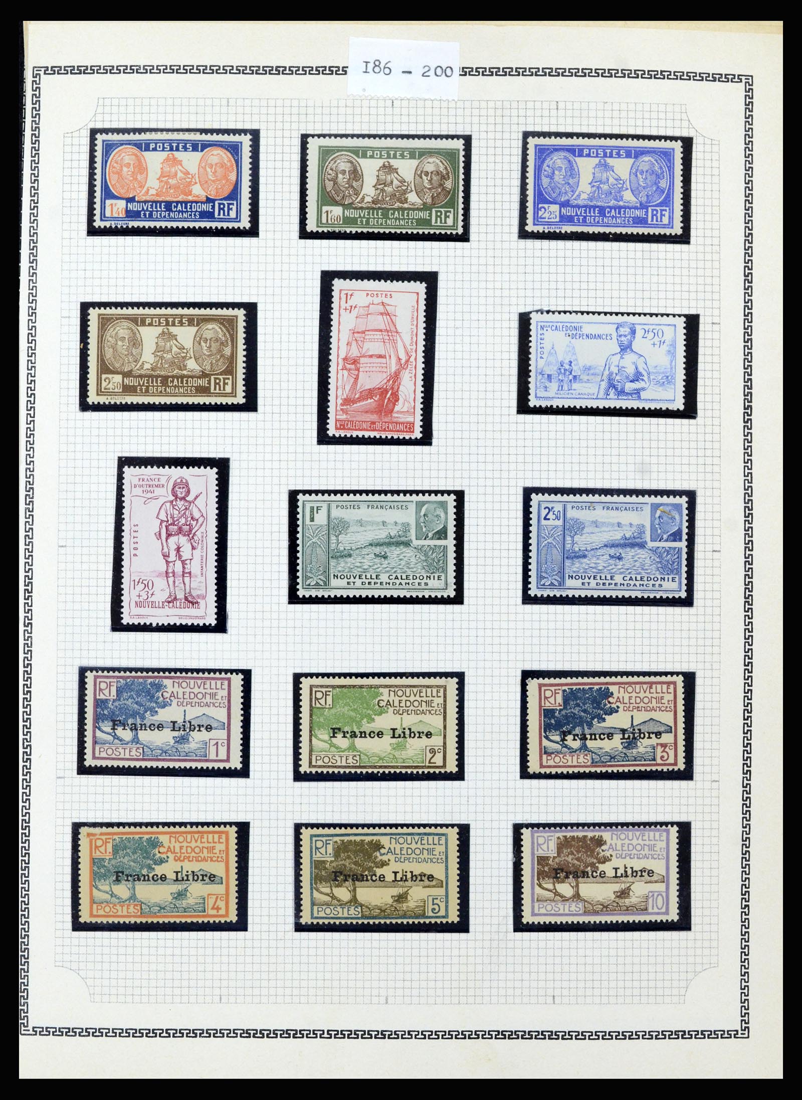 37175 309 - Postzegelverzameling 37175 Franse koloniën 1880-1974.