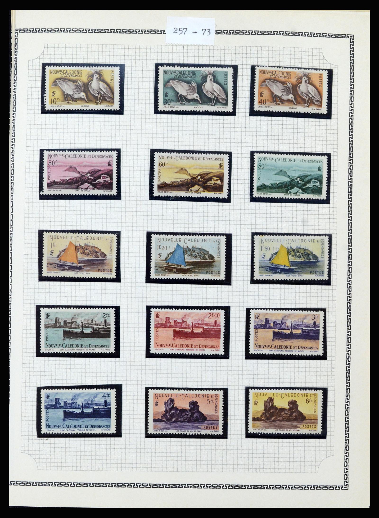 37175 312 - Postzegelverzameling 37175 Franse koloniën 1880-1974.