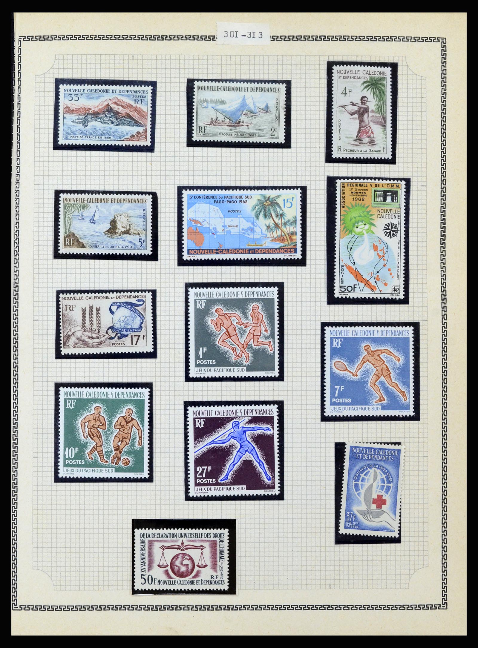 37175 315 - Postzegelverzameling 37175 Franse koloniën 1880-1974.
