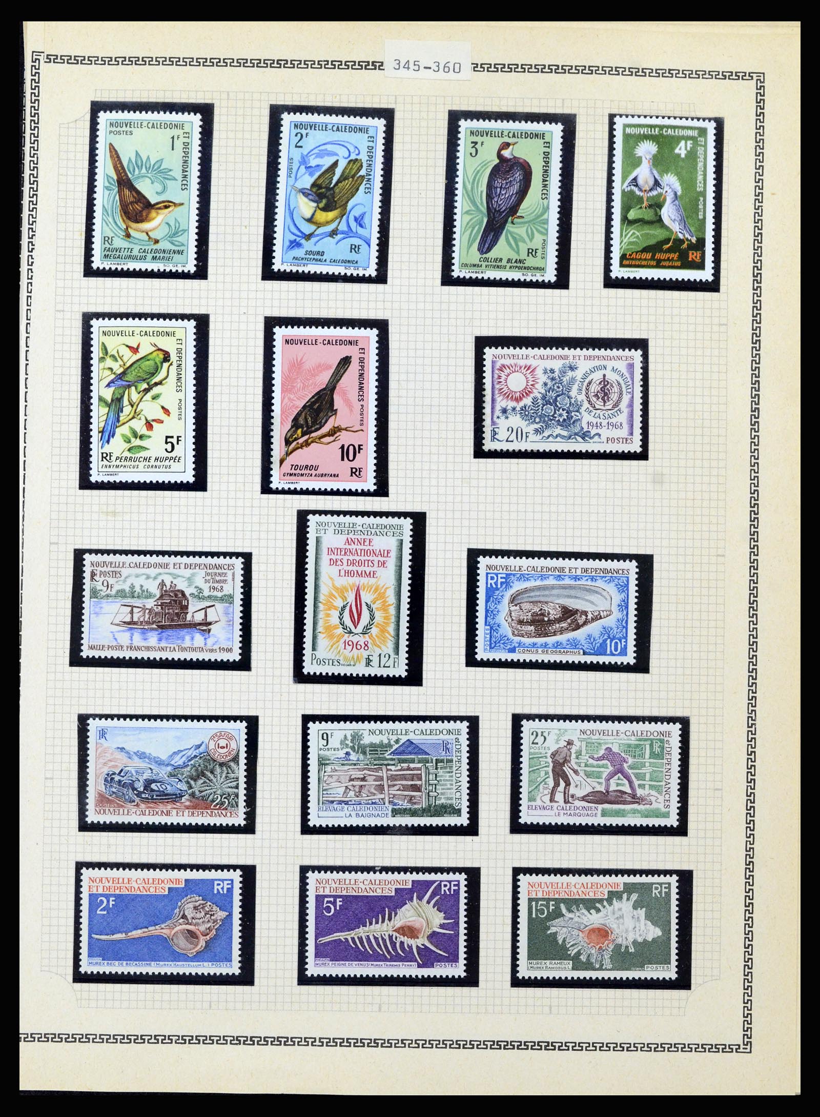 37175 318 - Postzegelverzameling 37175 Franse koloniën 1880-1974.