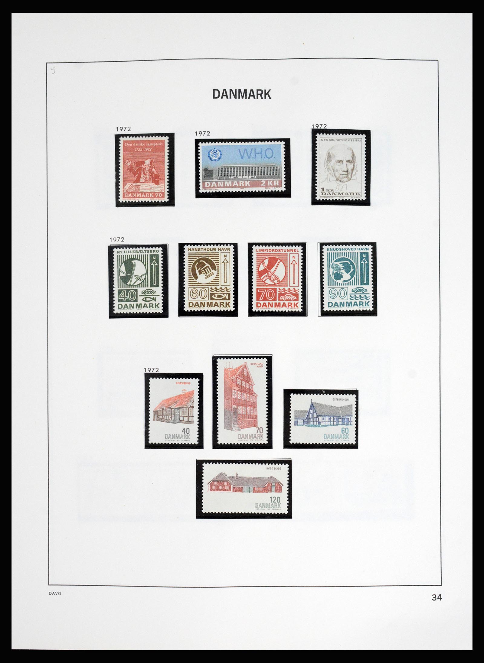 37178 039 - Postzegelverzameling 37178 Denemarken 1854-2011.