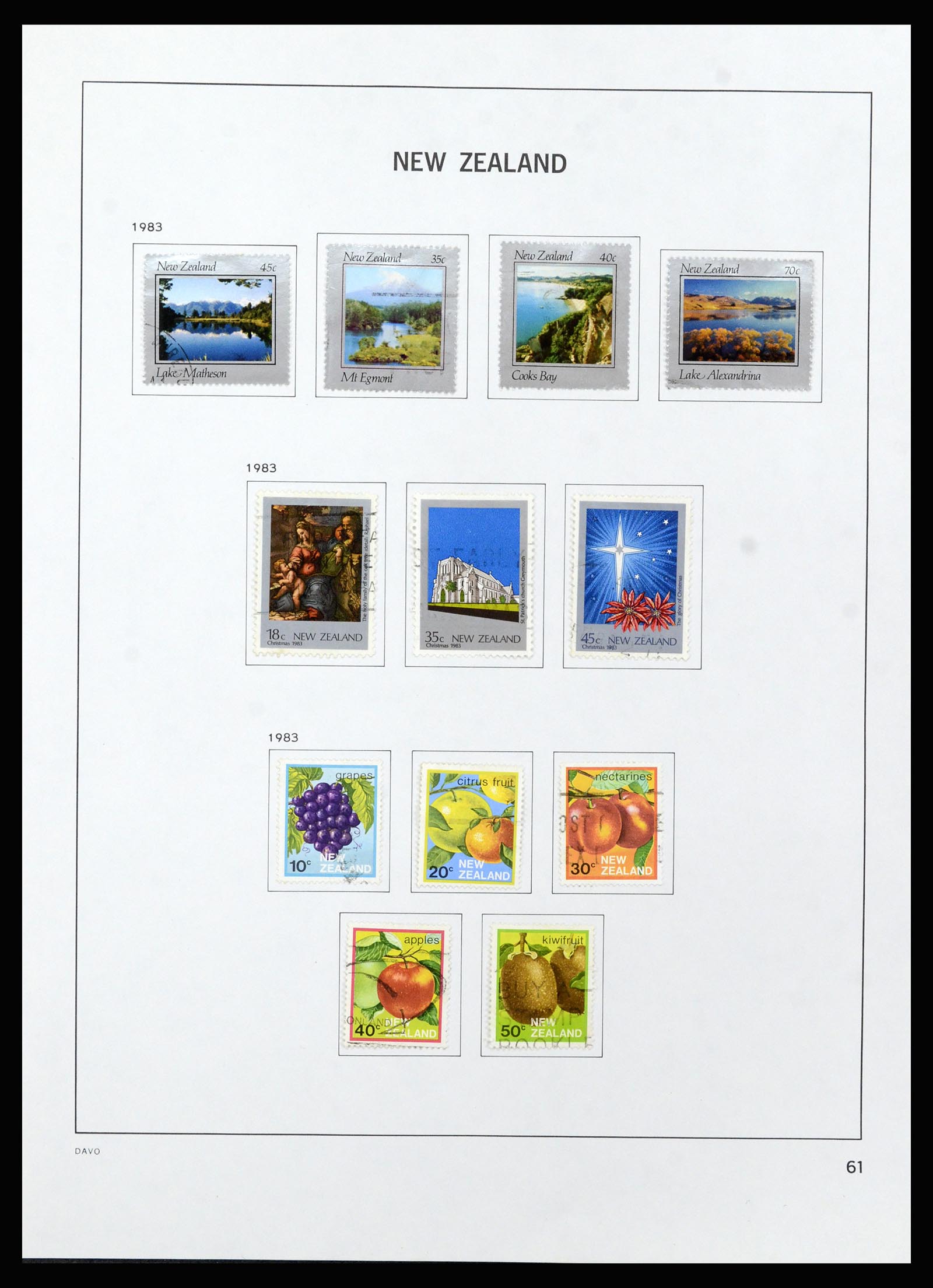 37209 062 - Postzegelverzameling 37209 Nieuw Zeeland 1855-1997.