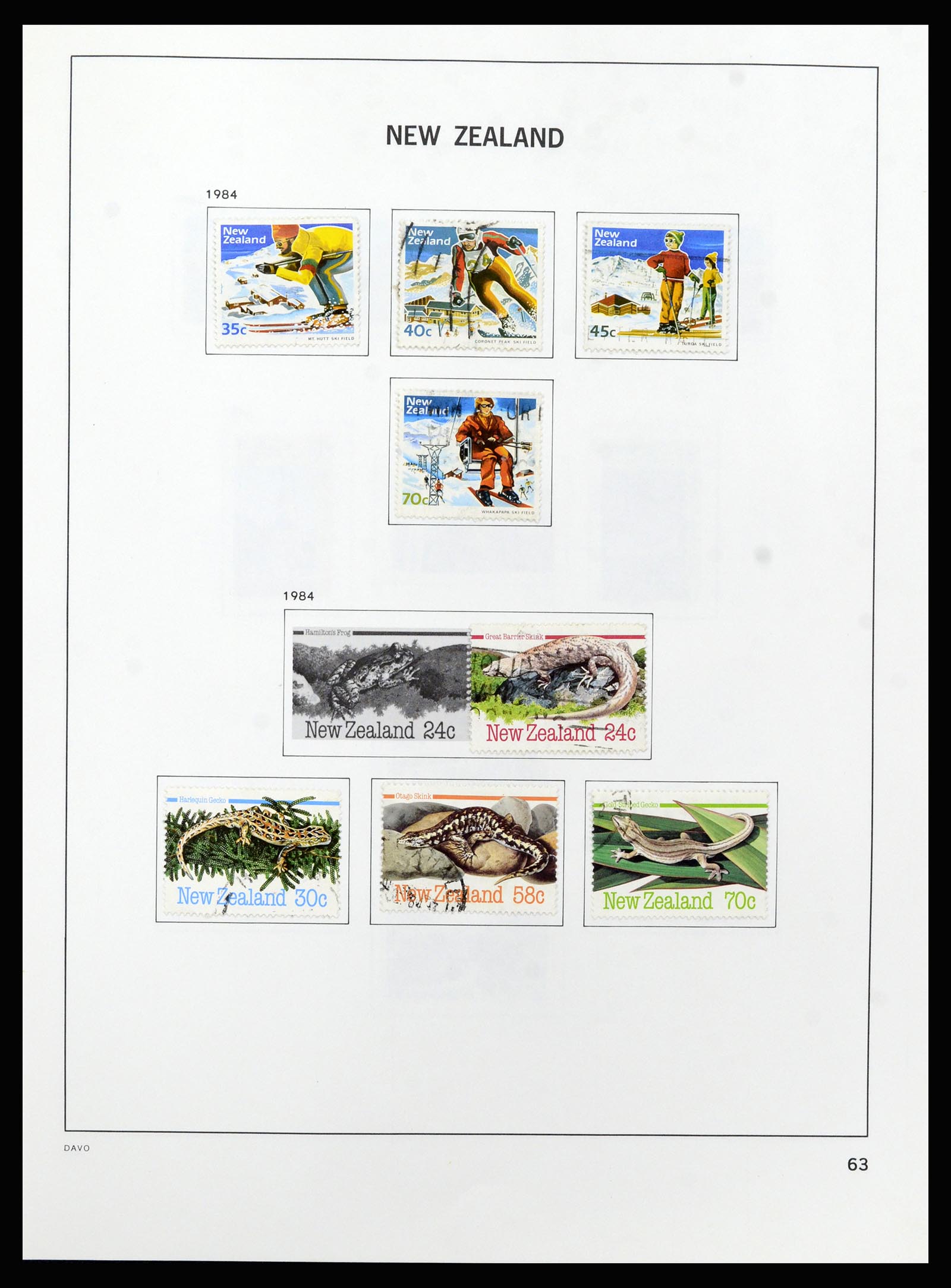 37209 064 - Postzegelverzameling 37209 Nieuw Zeeland 1855-1997.