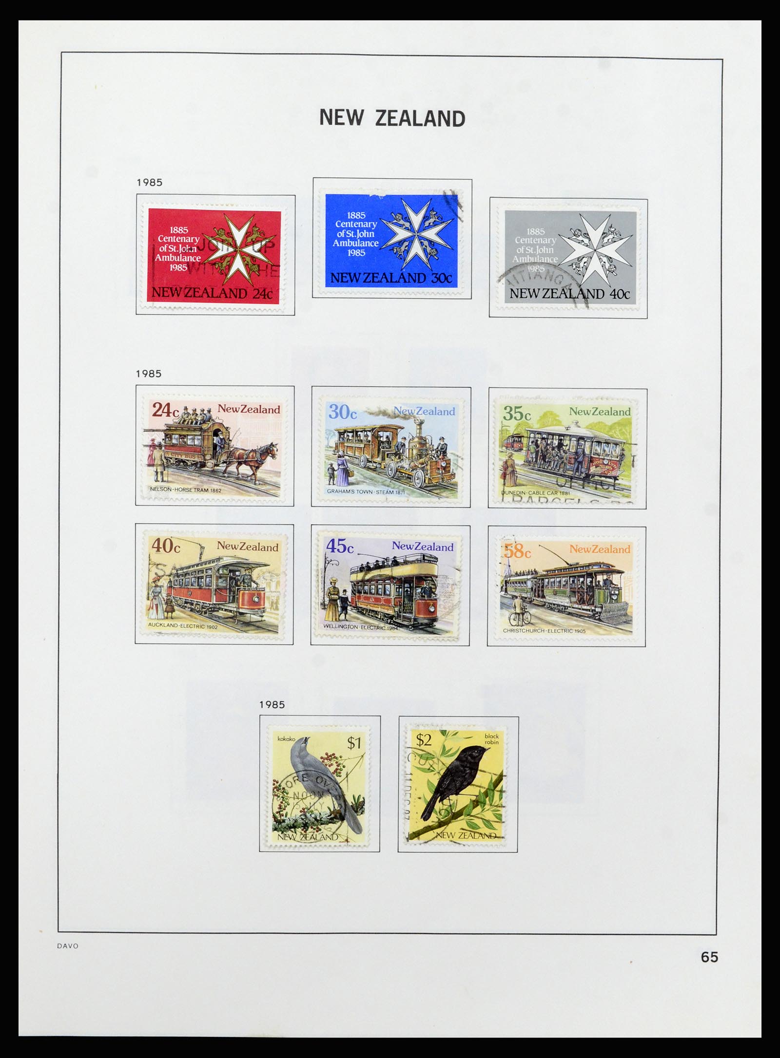 37209 066 - Postzegelverzameling 37209 Nieuw Zeeland 1855-1997.
