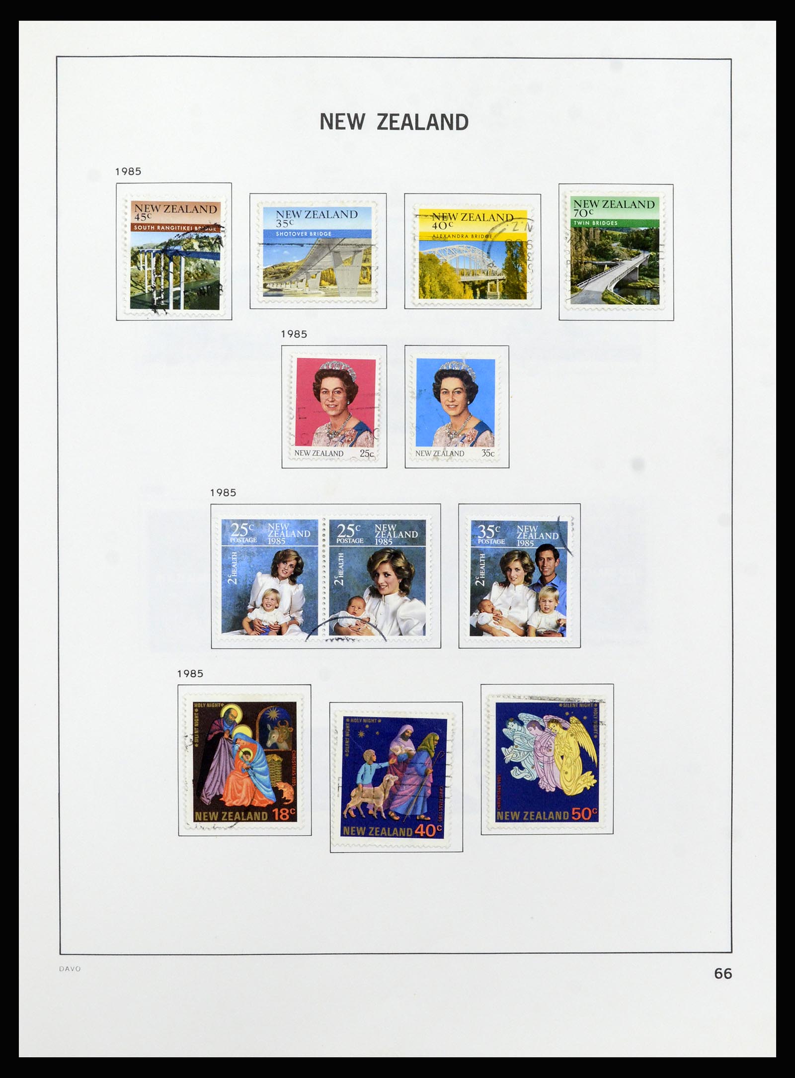 37209 067 - Postzegelverzameling 37209 Nieuw Zeeland 1855-1997.