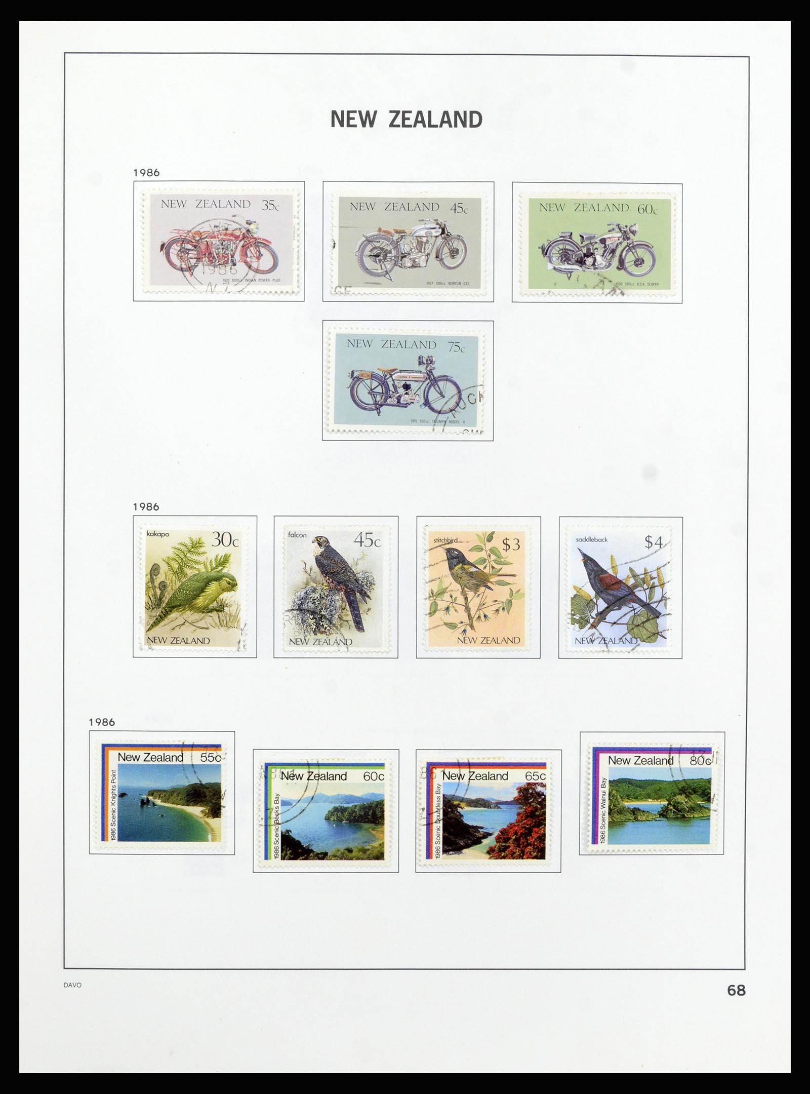 37209 069 - Postzegelverzameling 37209 Nieuw Zeeland 1855-1997.