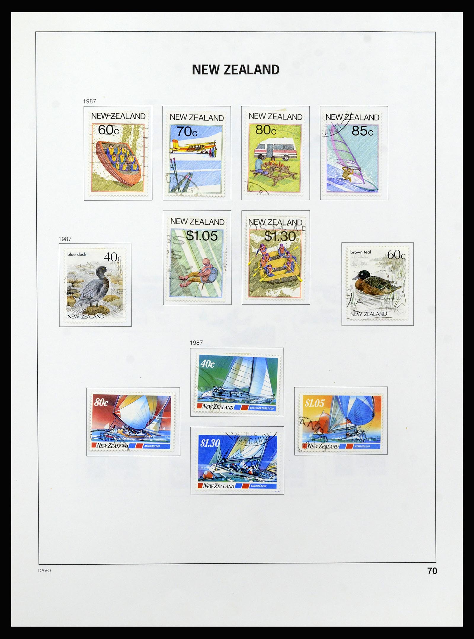37209 071 - Postzegelverzameling 37209 Nieuw Zeeland 1855-1997.