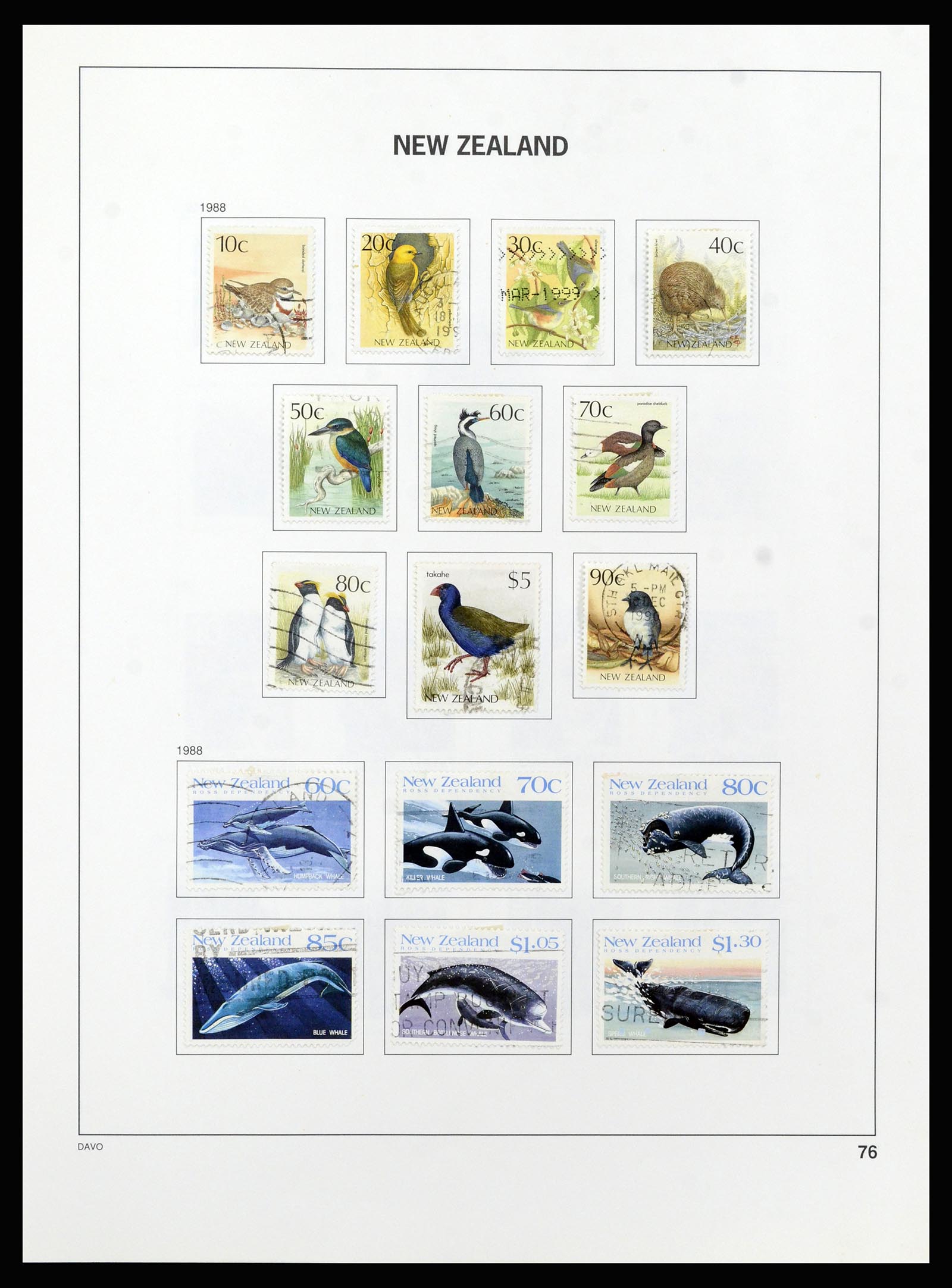 37209 077 - Postzegelverzameling 37209 Nieuw Zeeland 1855-1997.