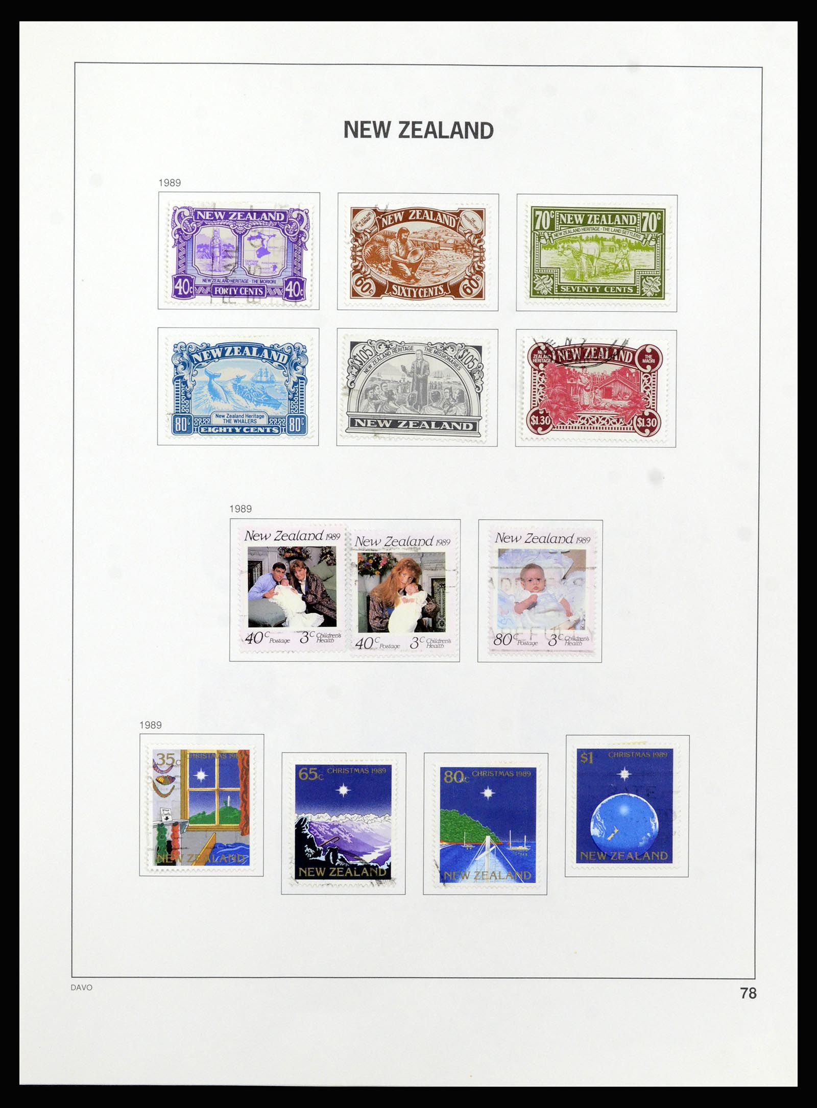 37209 079 - Postzegelverzameling 37209 Nieuw Zeeland 1855-1997.