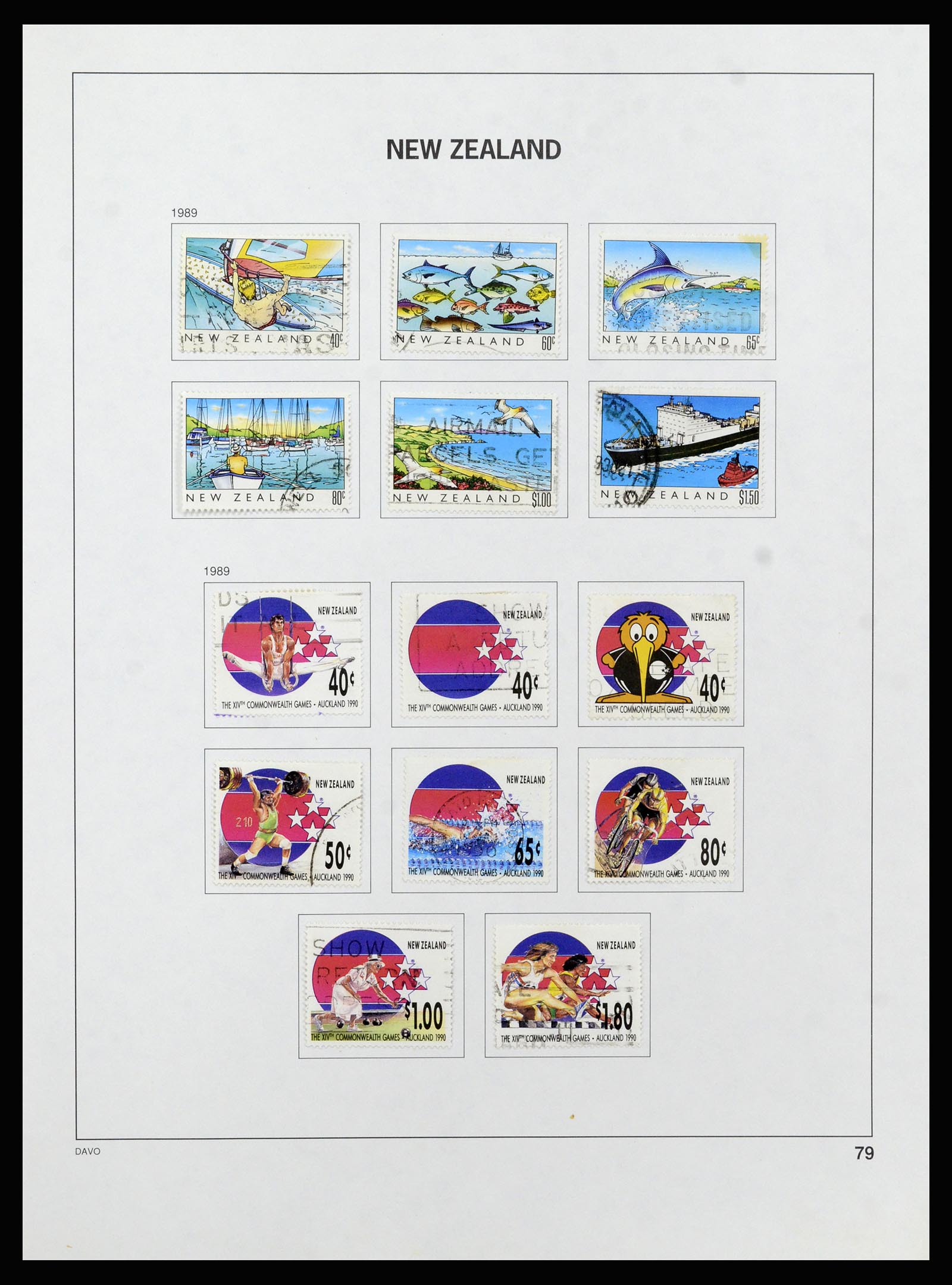 37209 080 - Postzegelverzameling 37209 Nieuw Zeeland 1855-1997.