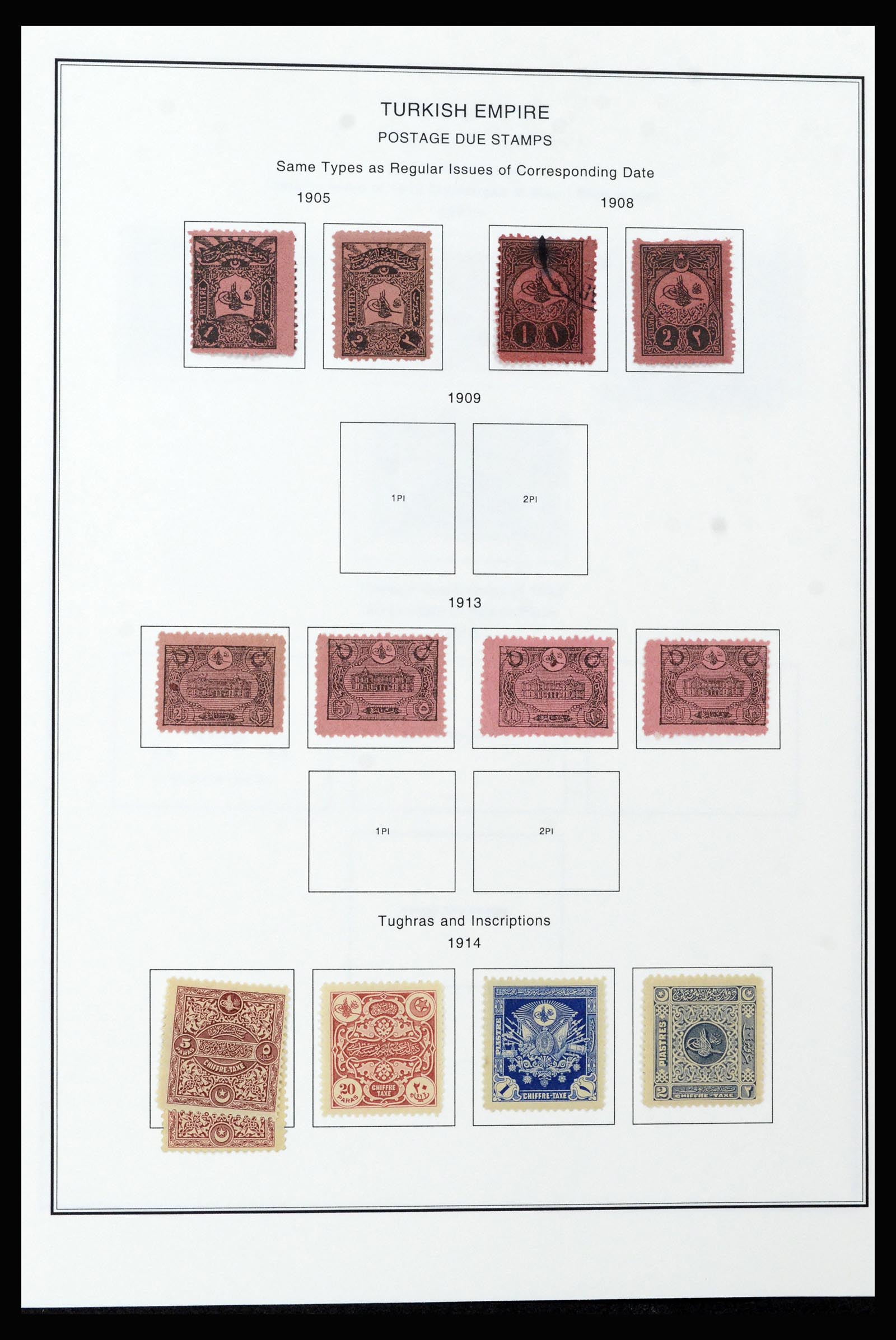 37224 063 - Postzegelverzameling 37224 Turkije 1863-2000.