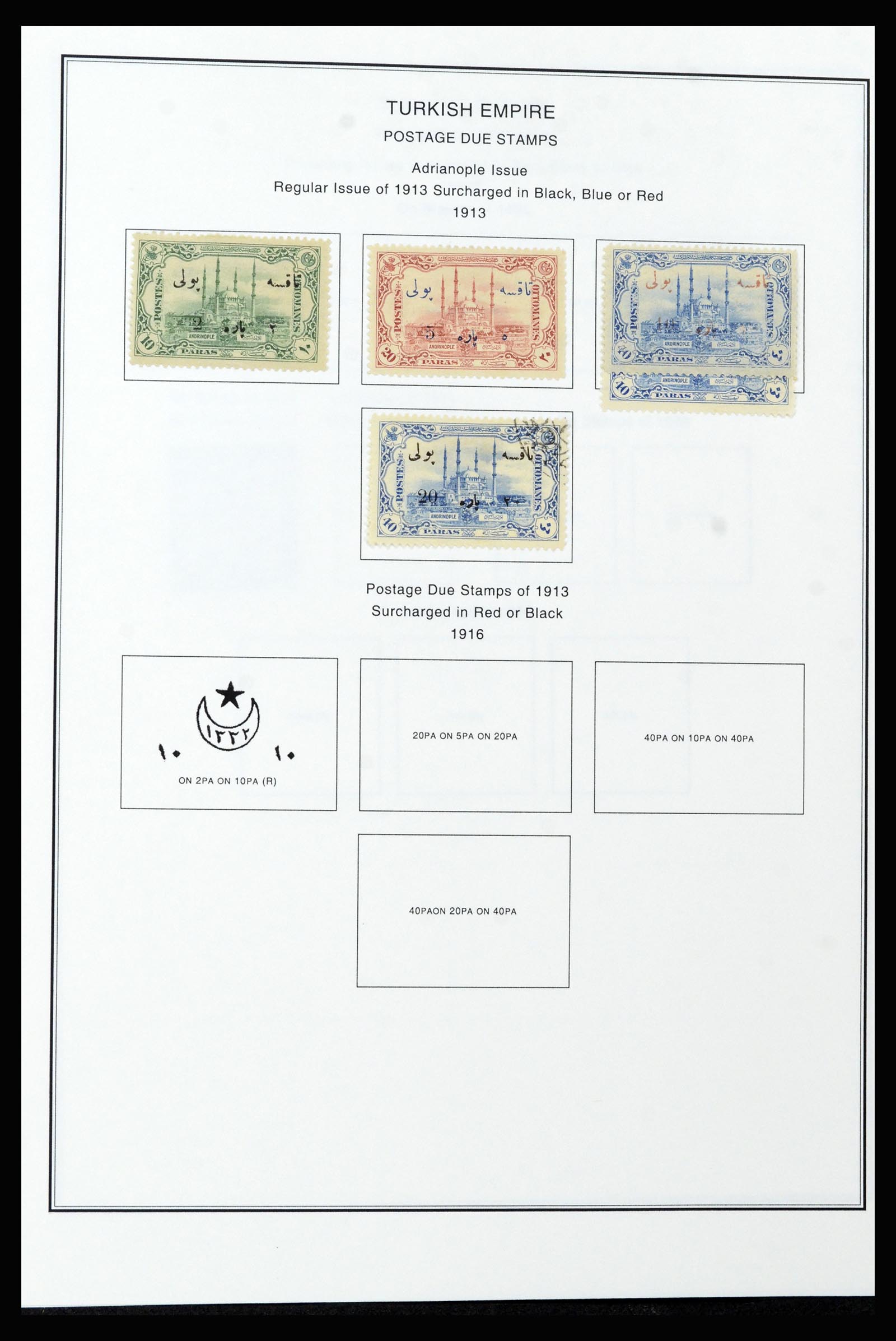 37224 064 - Postzegelverzameling 37224 Turkije 1863-2000.