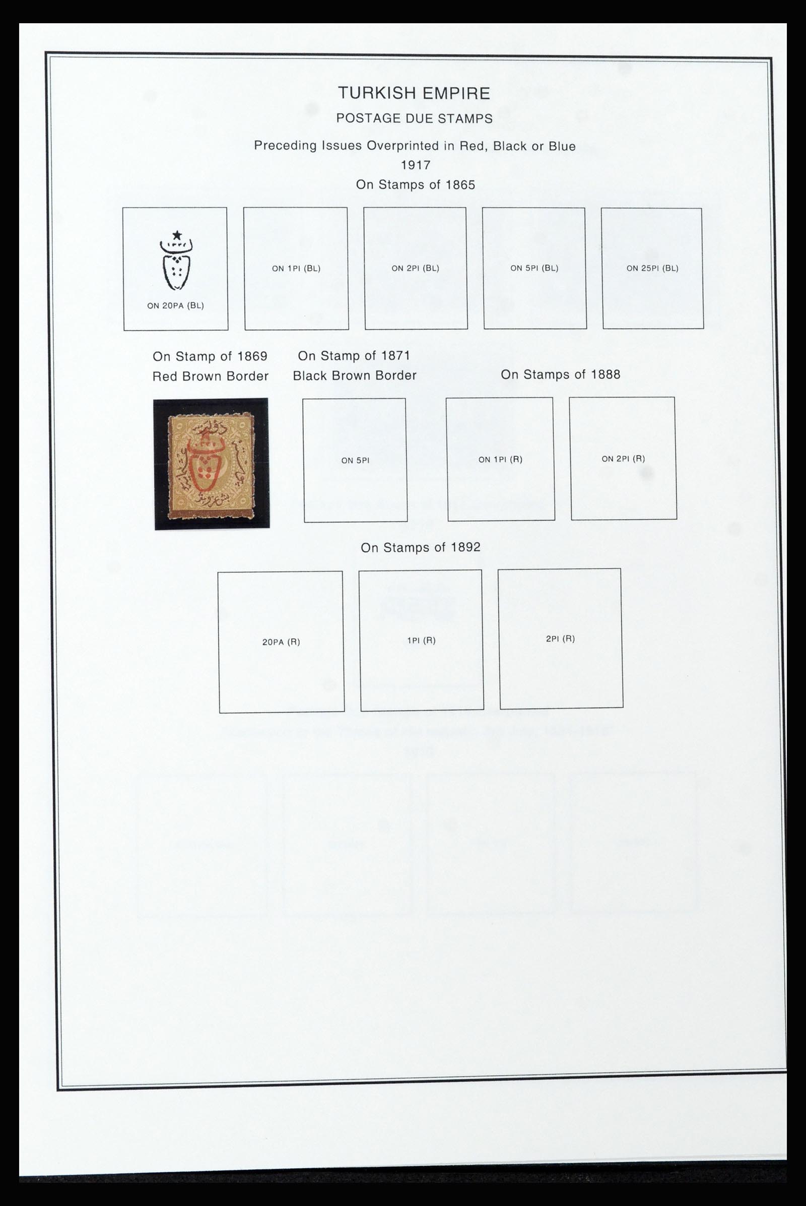 37224 065 - Postzegelverzameling 37224 Turkije 1863-2000.
