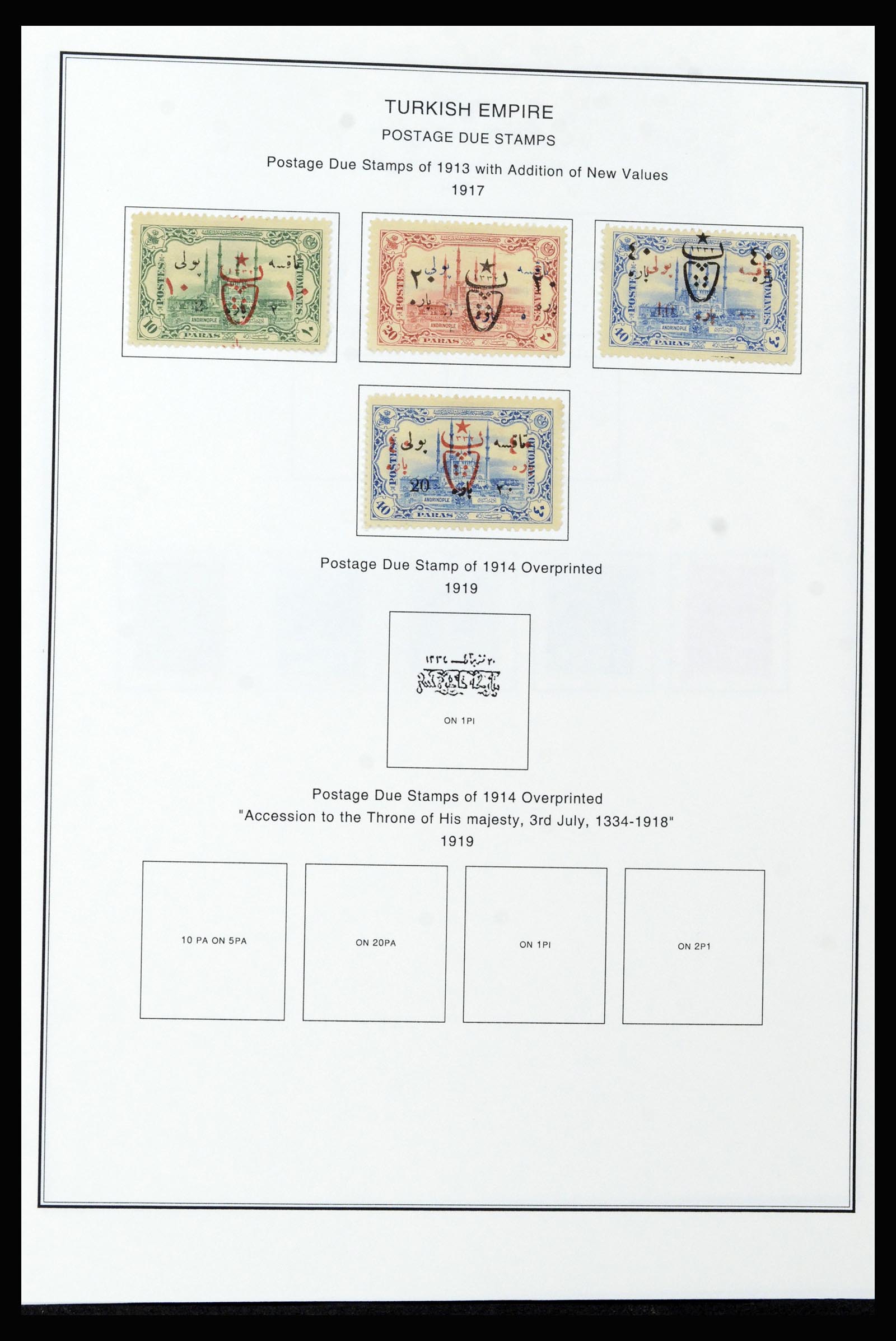 37224 066 - Postzegelverzameling 37224 Turkije 1863-2000.
