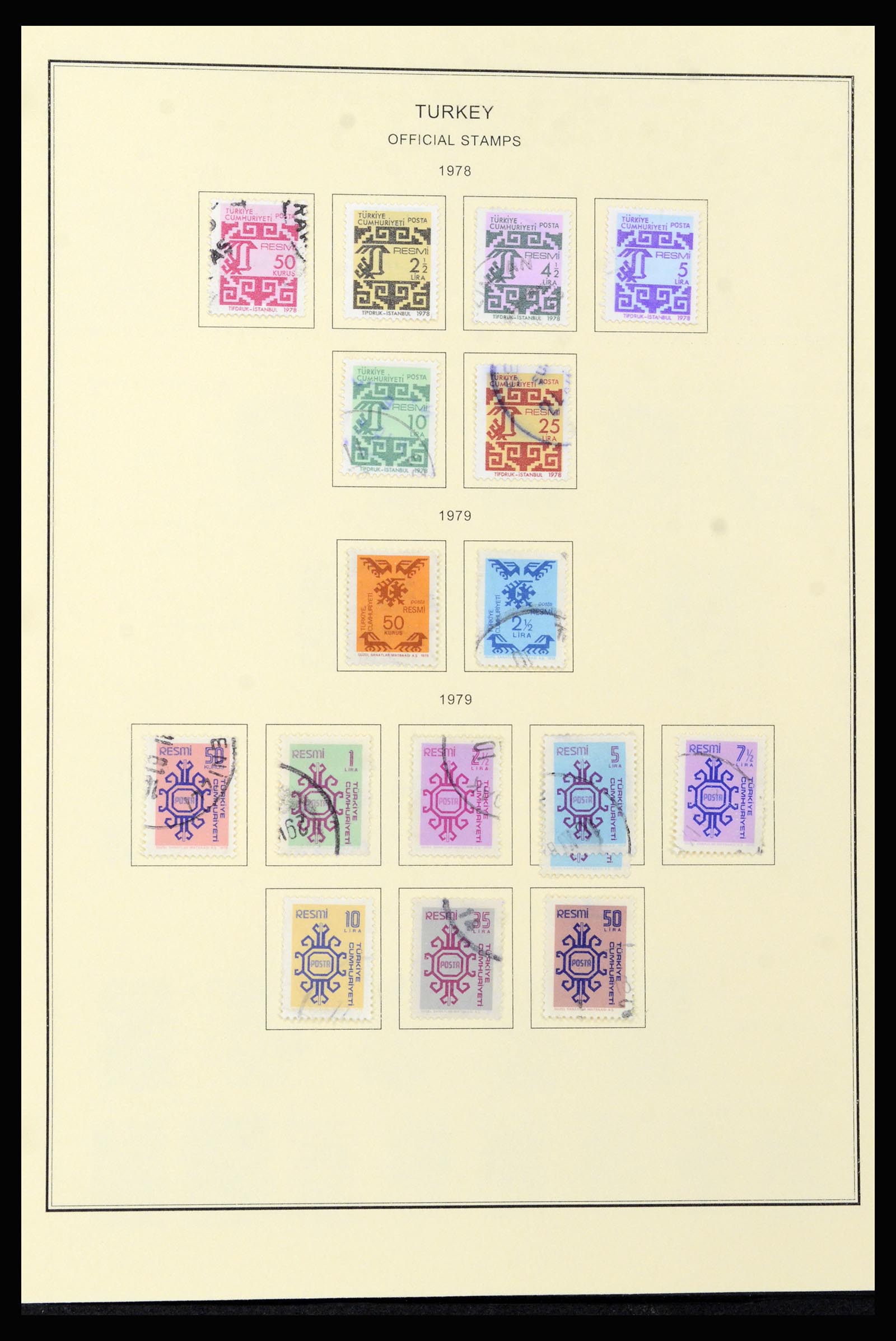 37224 078 - Postzegelverzameling 37224 Turkije 1863-2000.