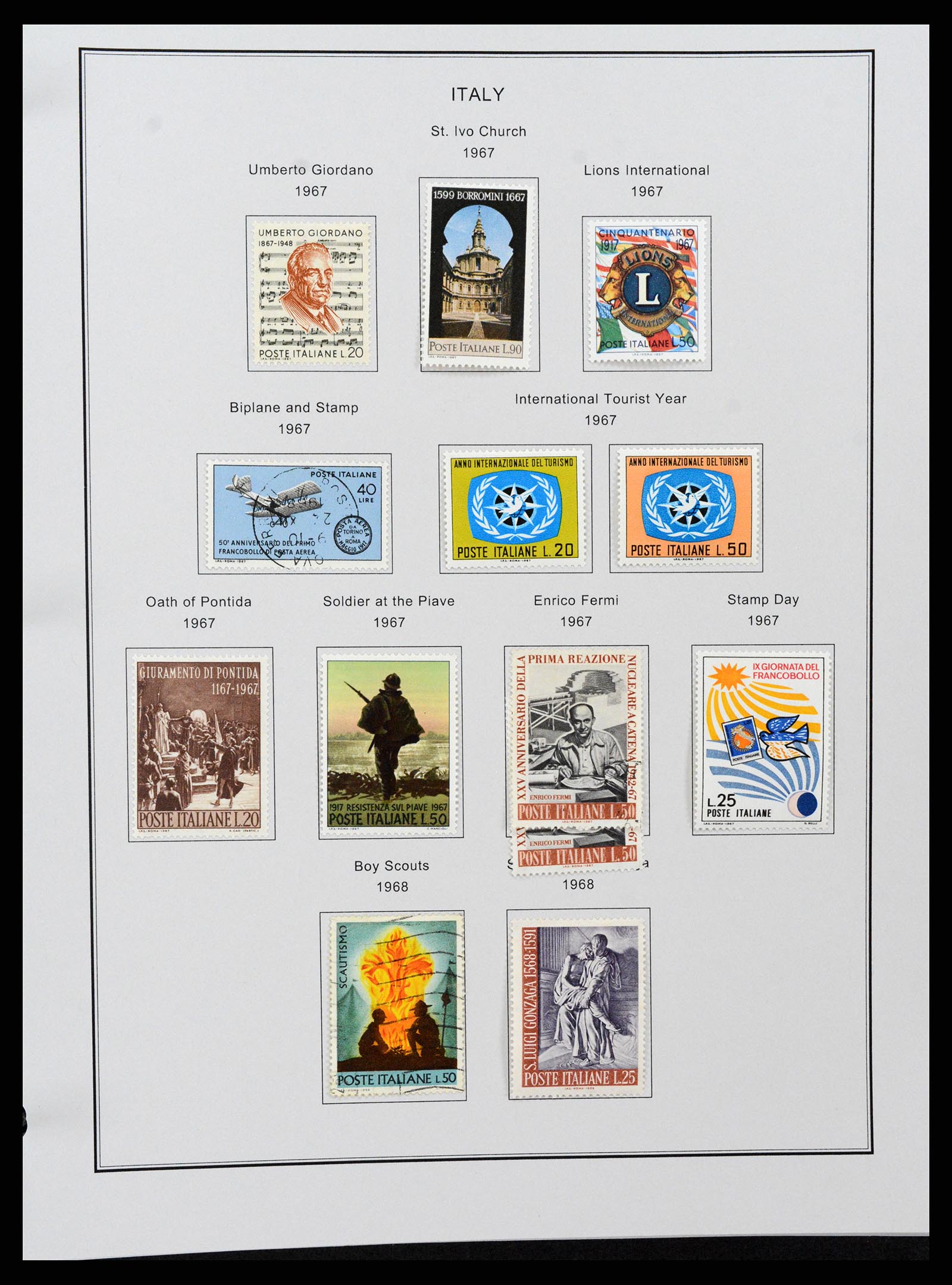 37230 101 - Postzegelverzameling 37230 Italië en gebieden 1862-1990.