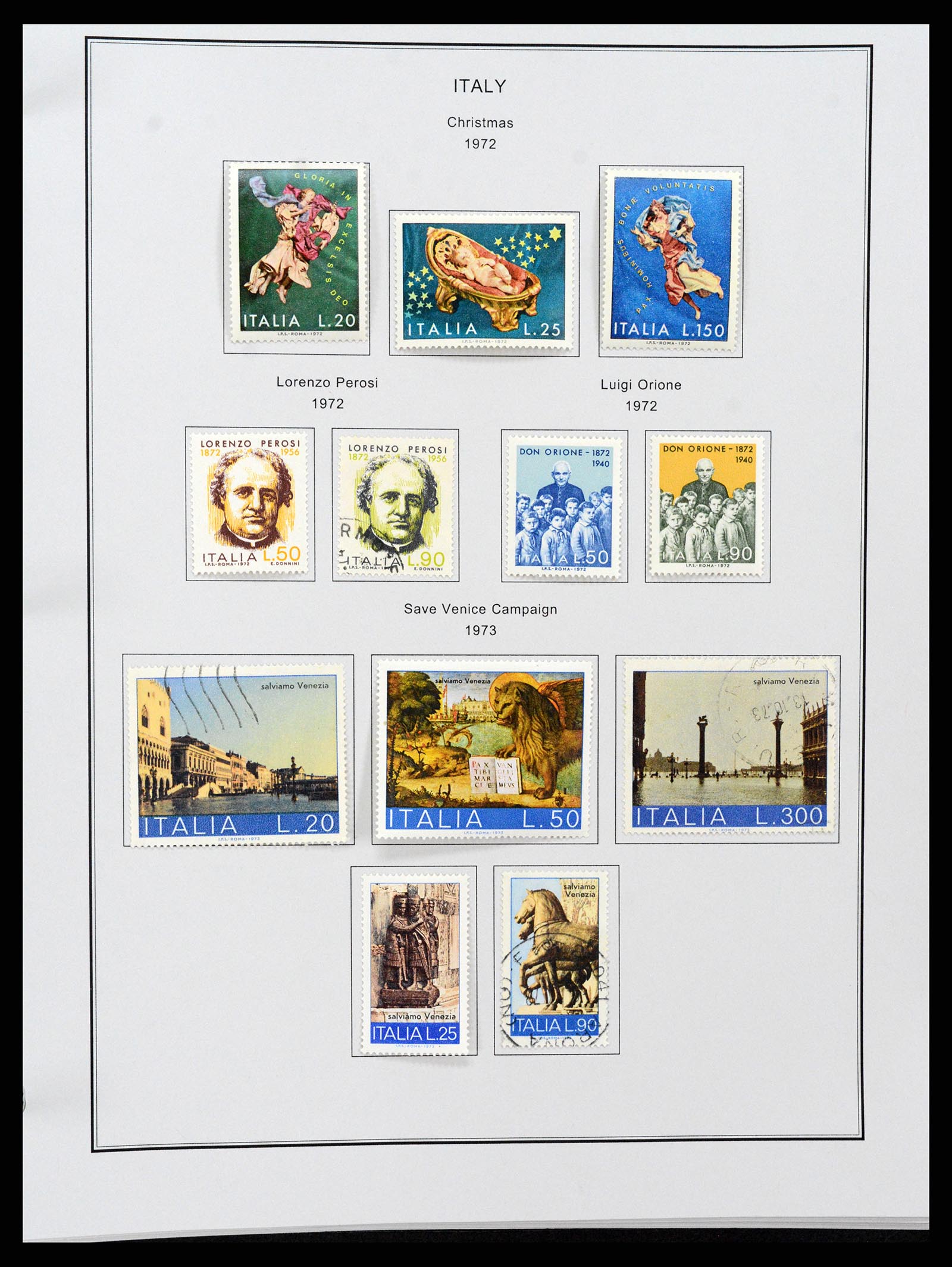 37230 112 - Postzegelverzameling 37230 Italië en gebieden 1862-1990.