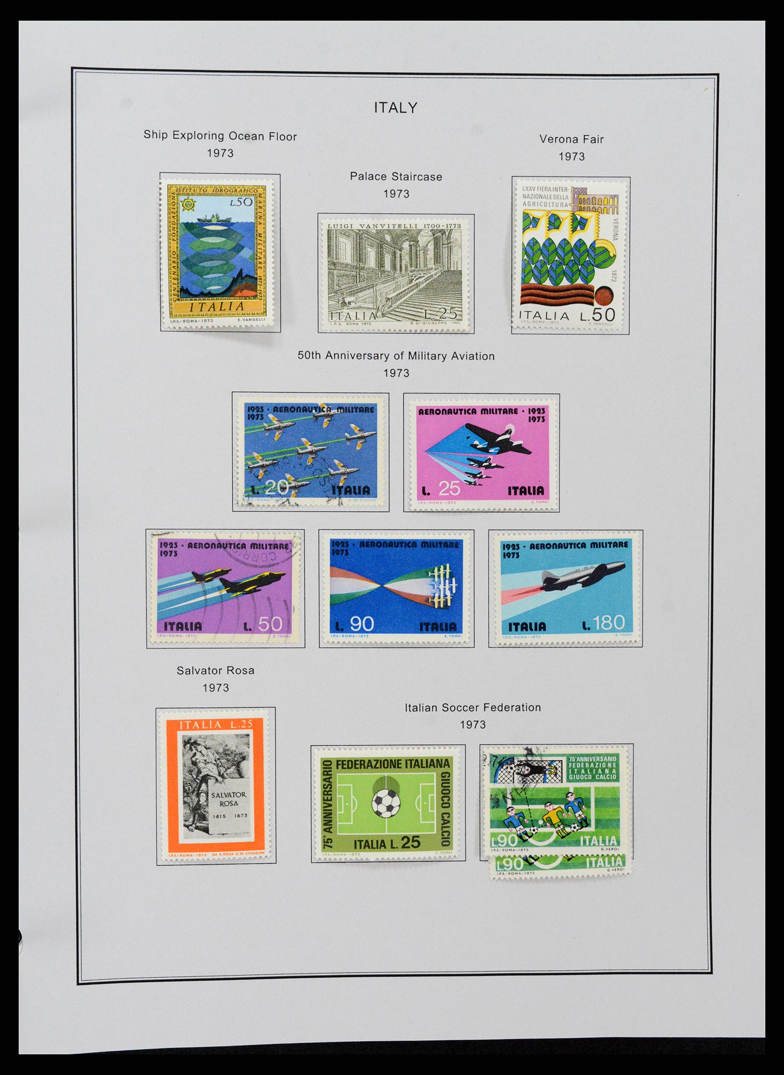 37230 114 - Postzegelverzameling 37230 Italië en gebieden 1862-1990.