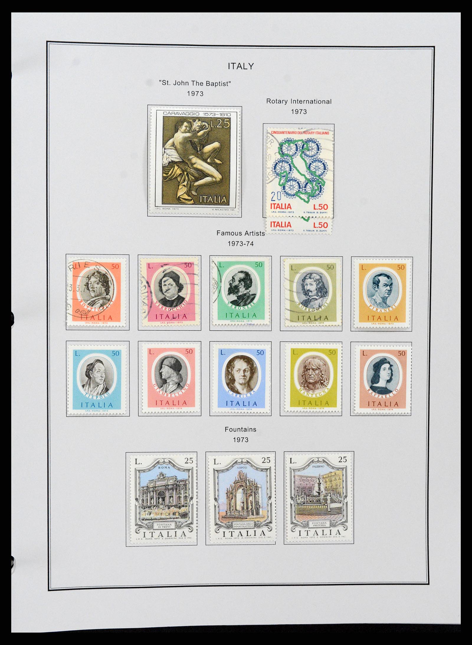 37230 116 - Postzegelverzameling 37230 Italië en gebieden 1862-1990.