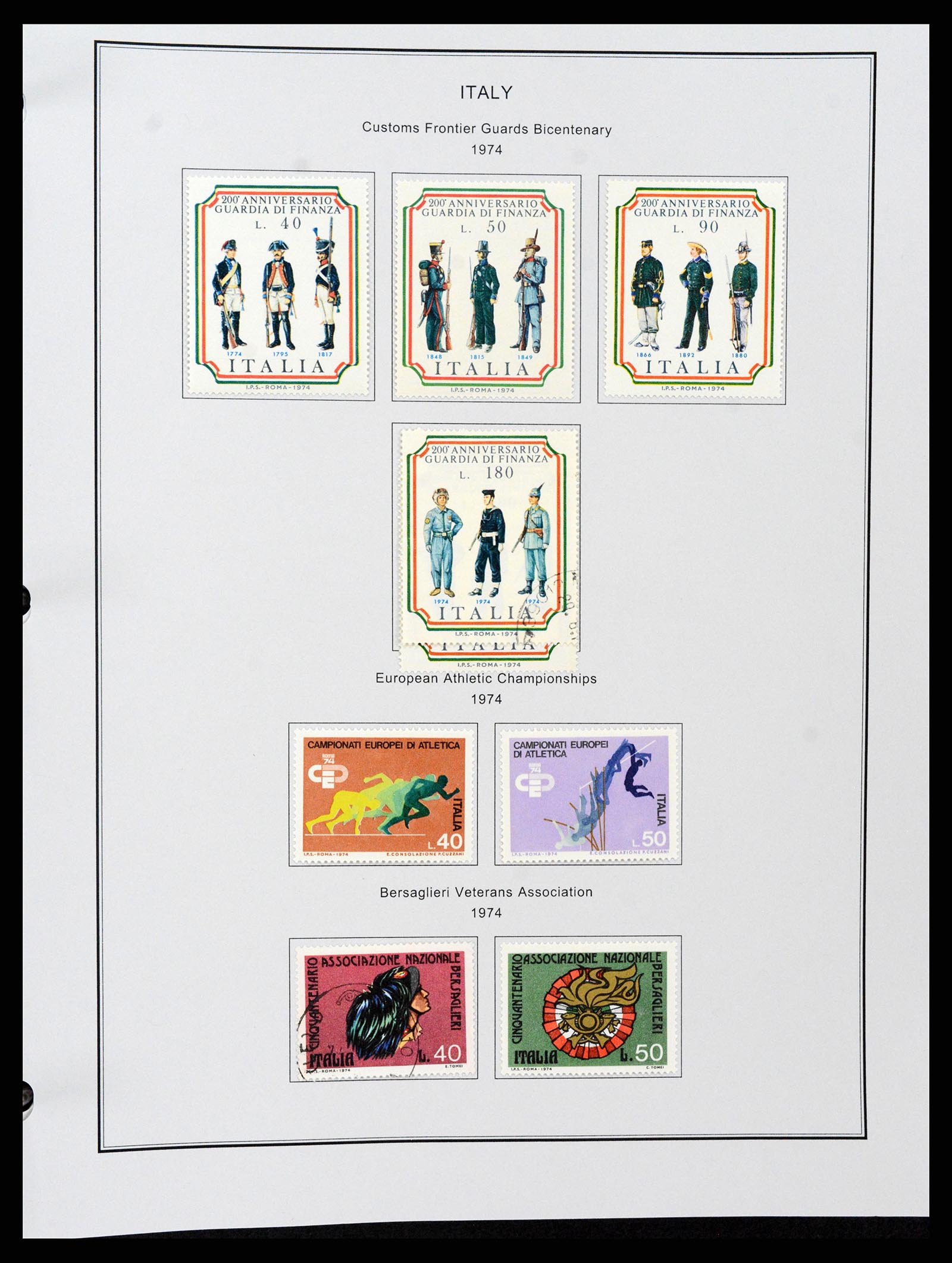 37230 120 - Postzegelverzameling 37230 Italië en gebieden 1862-1990.