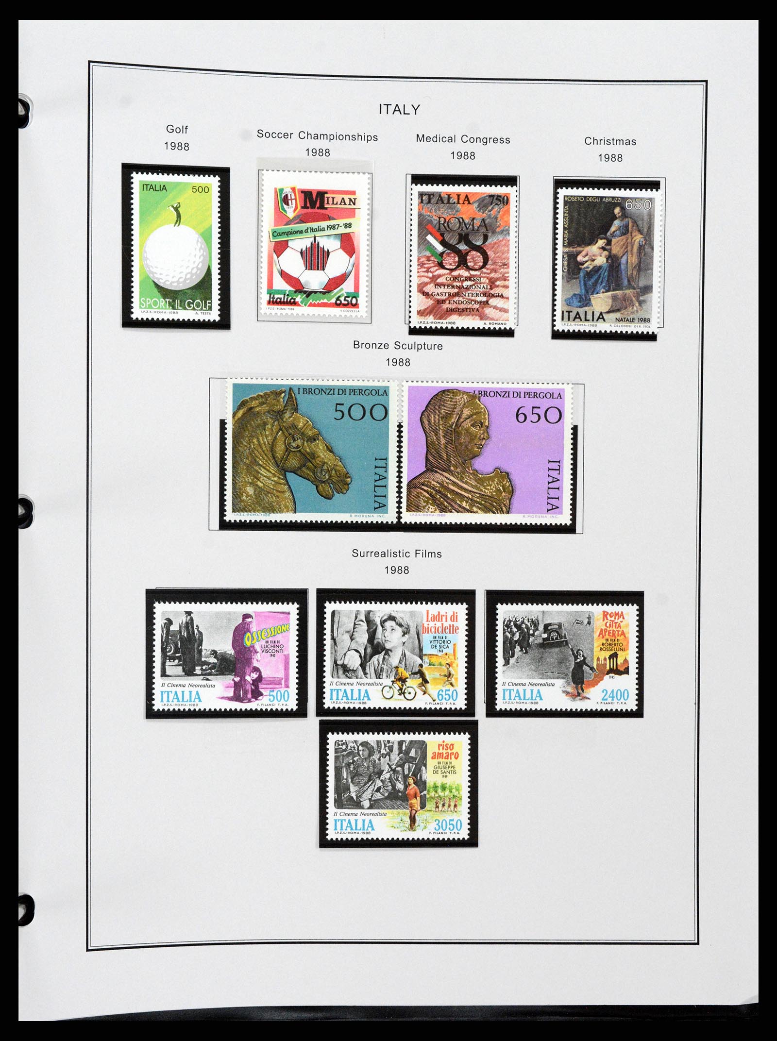 37230 189 - Postzegelverzameling 37230 Italië en gebieden 1862-1990.