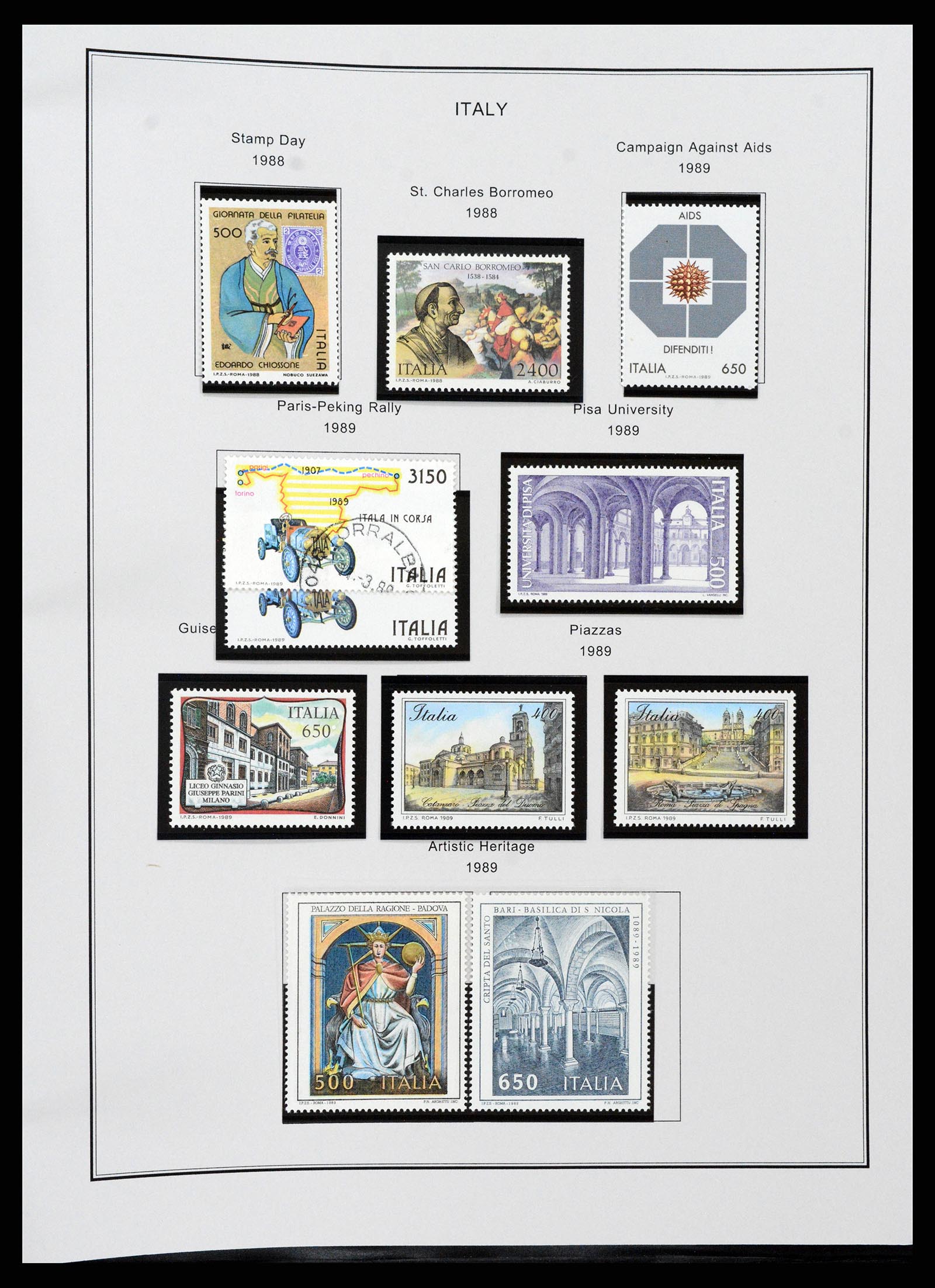 37230 191 - Postzegelverzameling 37230 Italië en gebieden 1862-1990.