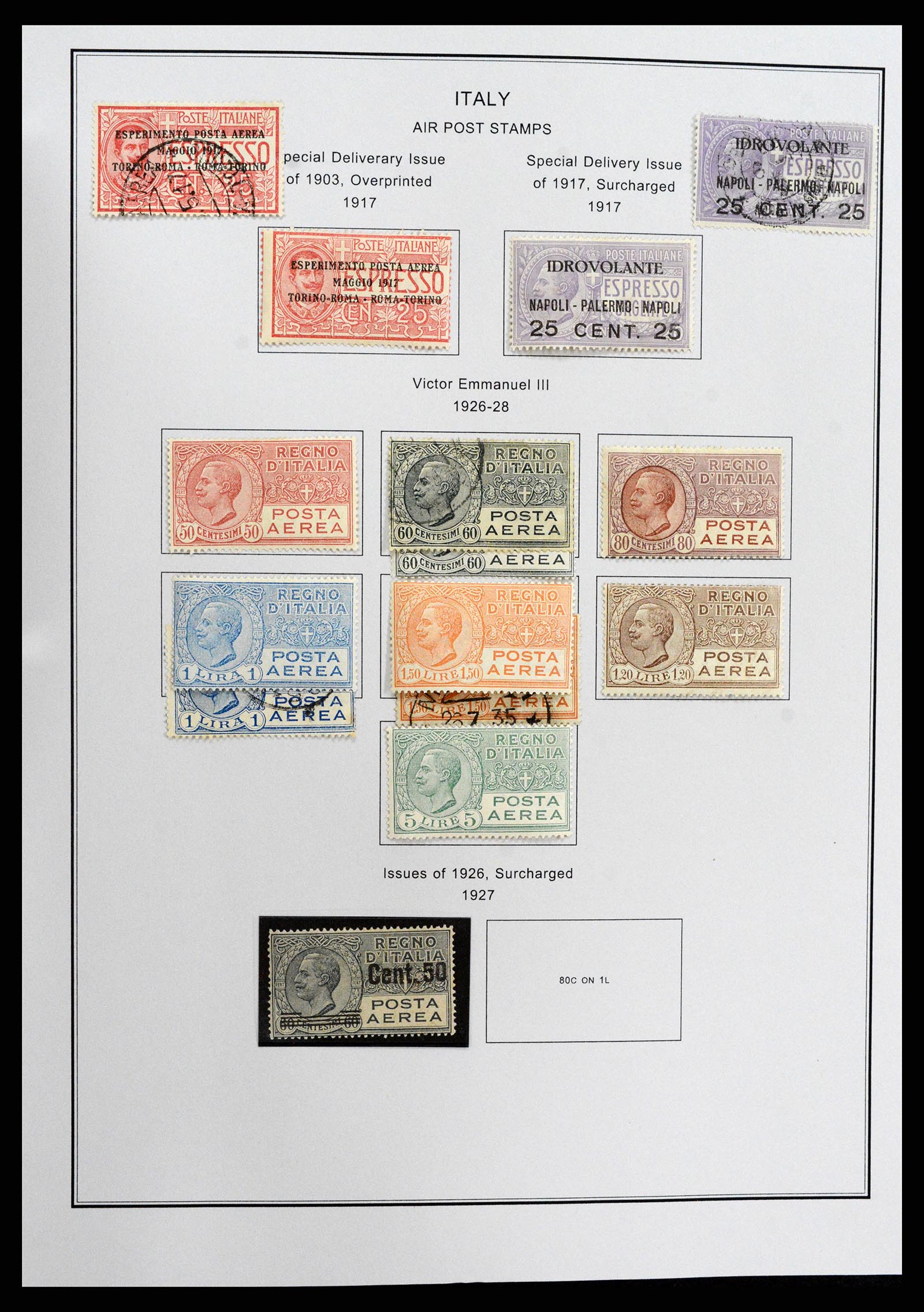 37230 199 - Postzegelverzameling 37230 Italië en gebieden 1862-1990.