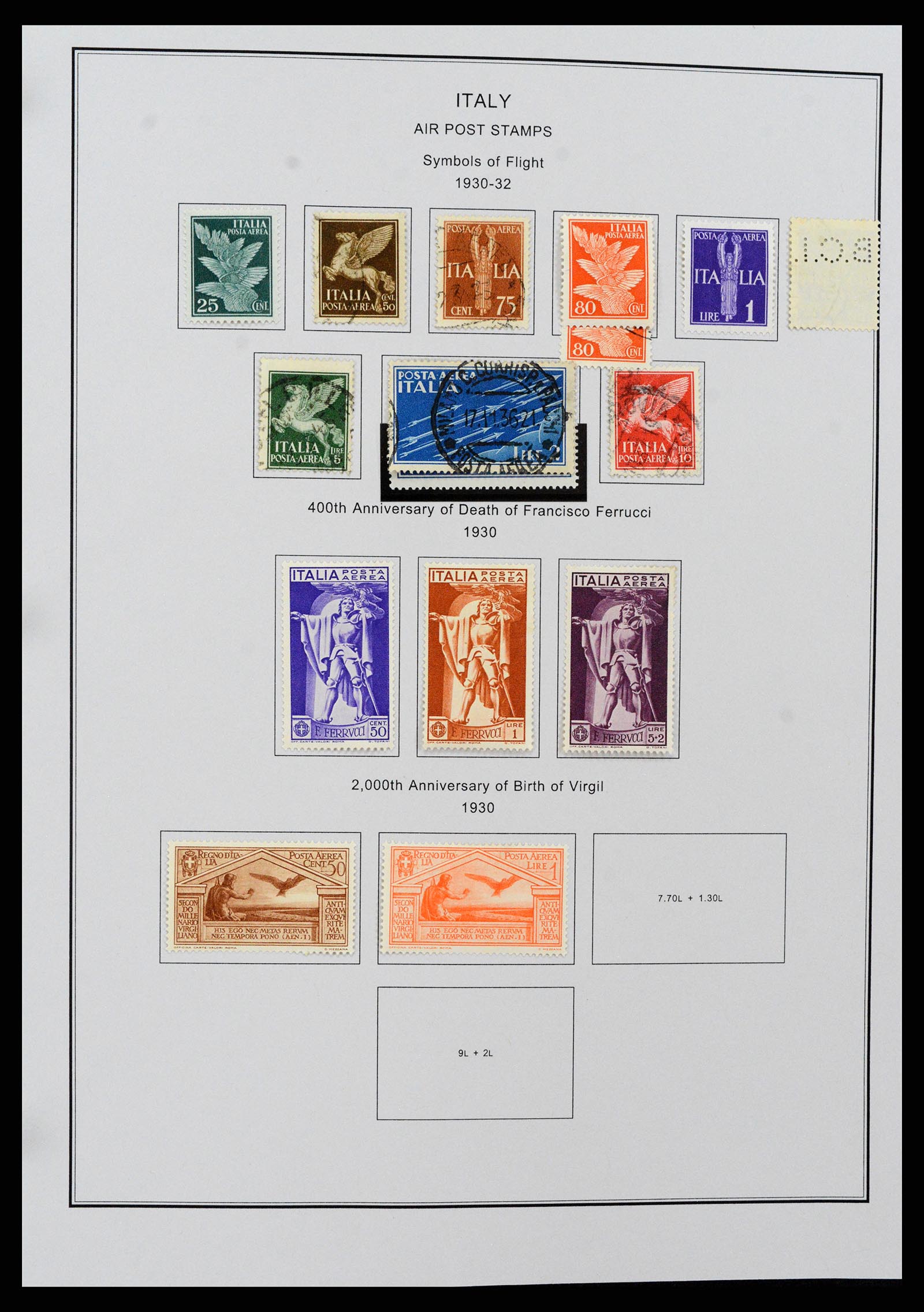 37230 200 - Postzegelverzameling 37230 Italië en gebieden 1862-1990.