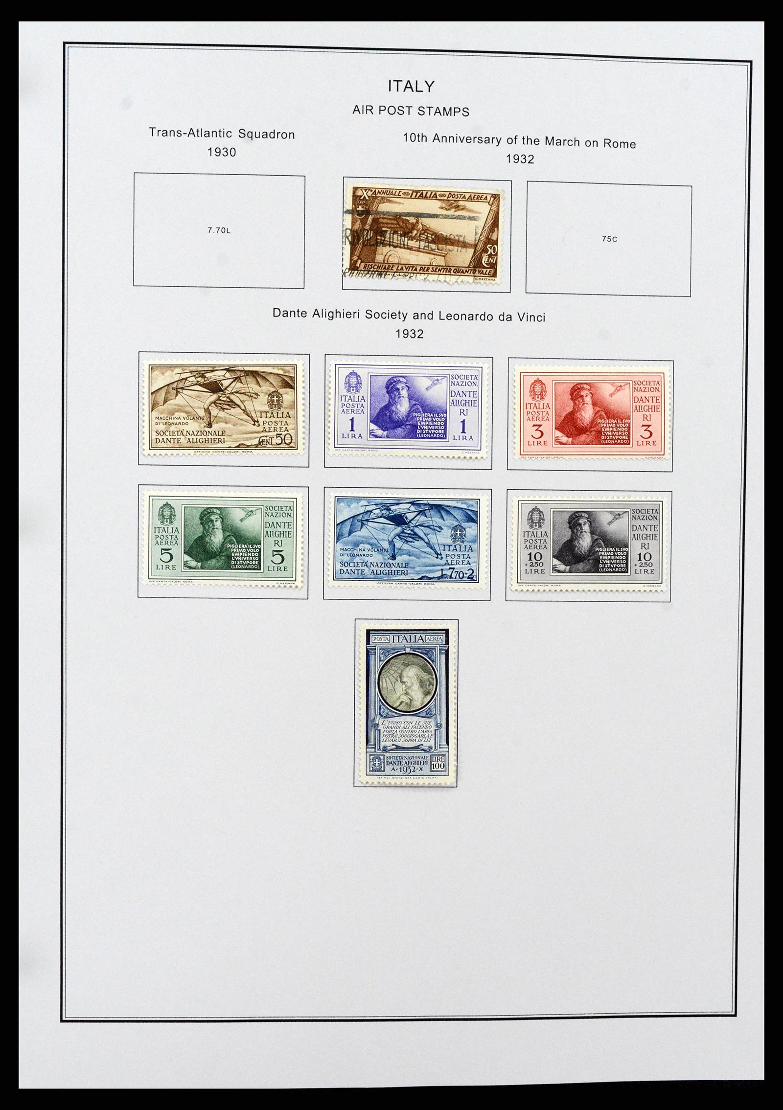 37230 201 - Postzegelverzameling 37230 Italië en gebieden 1862-1990.