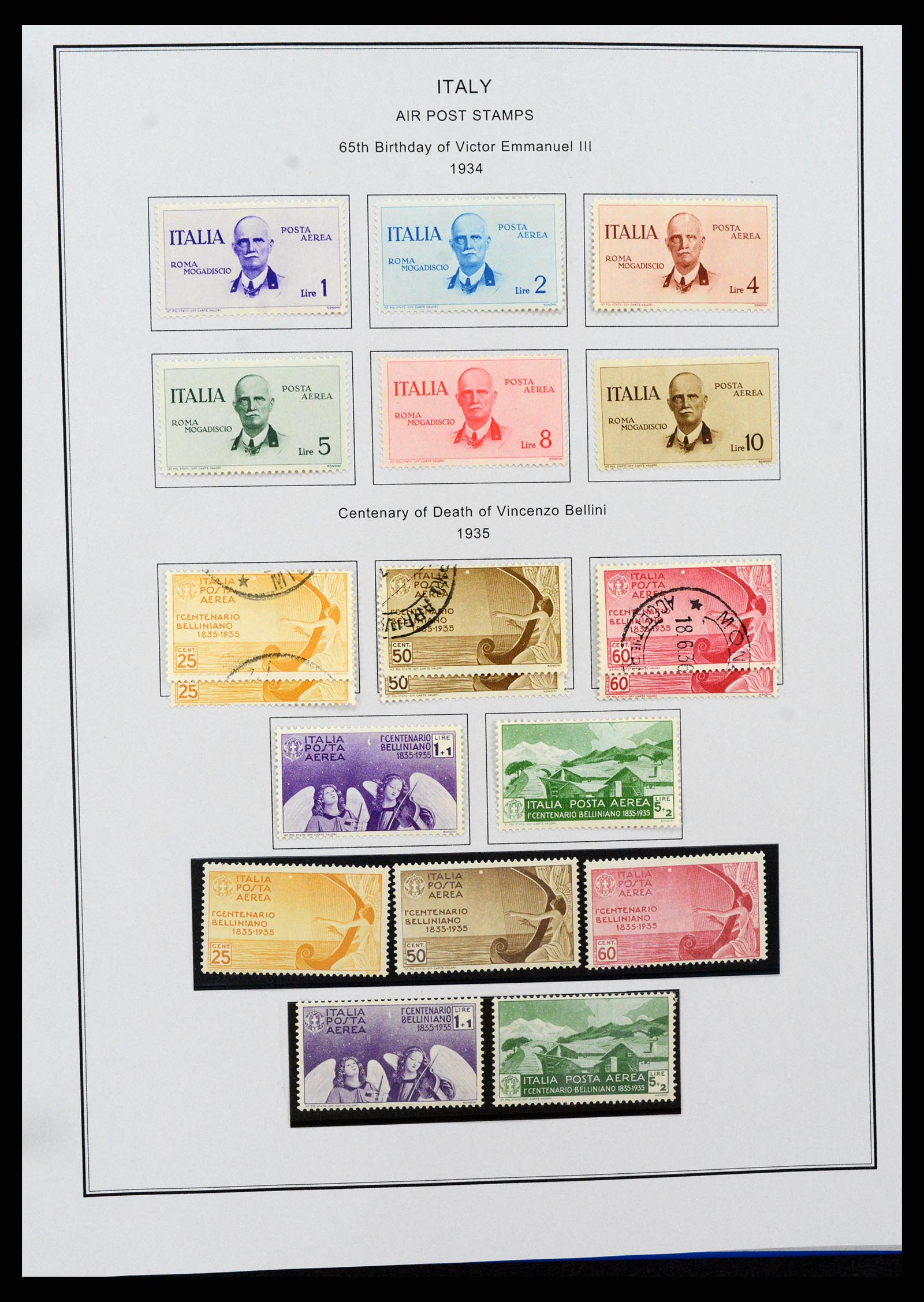 37230 205 - Postzegelverzameling 37230 Italië en gebieden 1862-1990.
