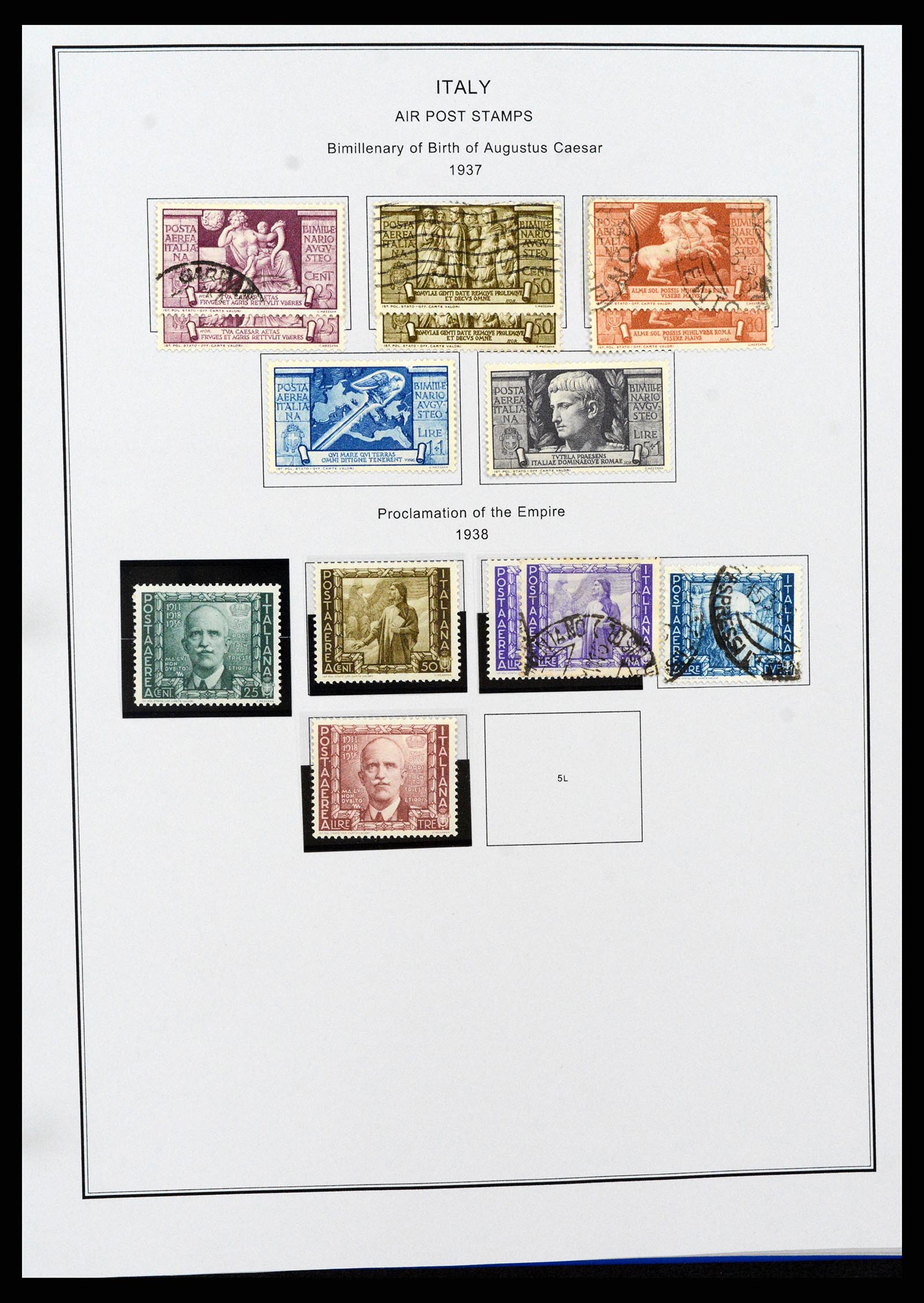 37230 207 - Postzegelverzameling 37230 Italië en gebieden 1862-1990.