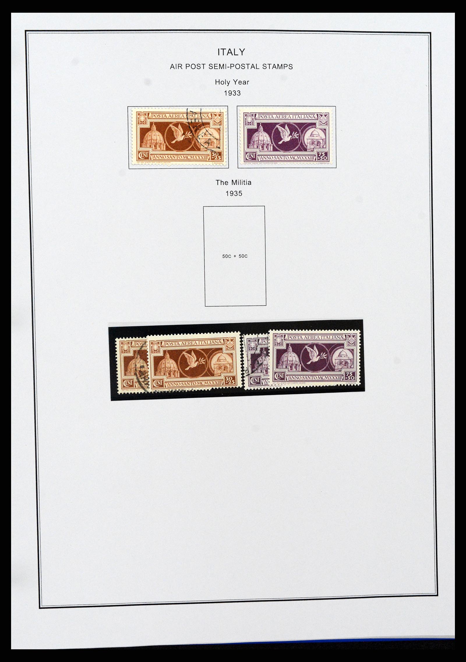 37230 212 - Postzegelverzameling 37230 Italië en gebieden 1862-1990.