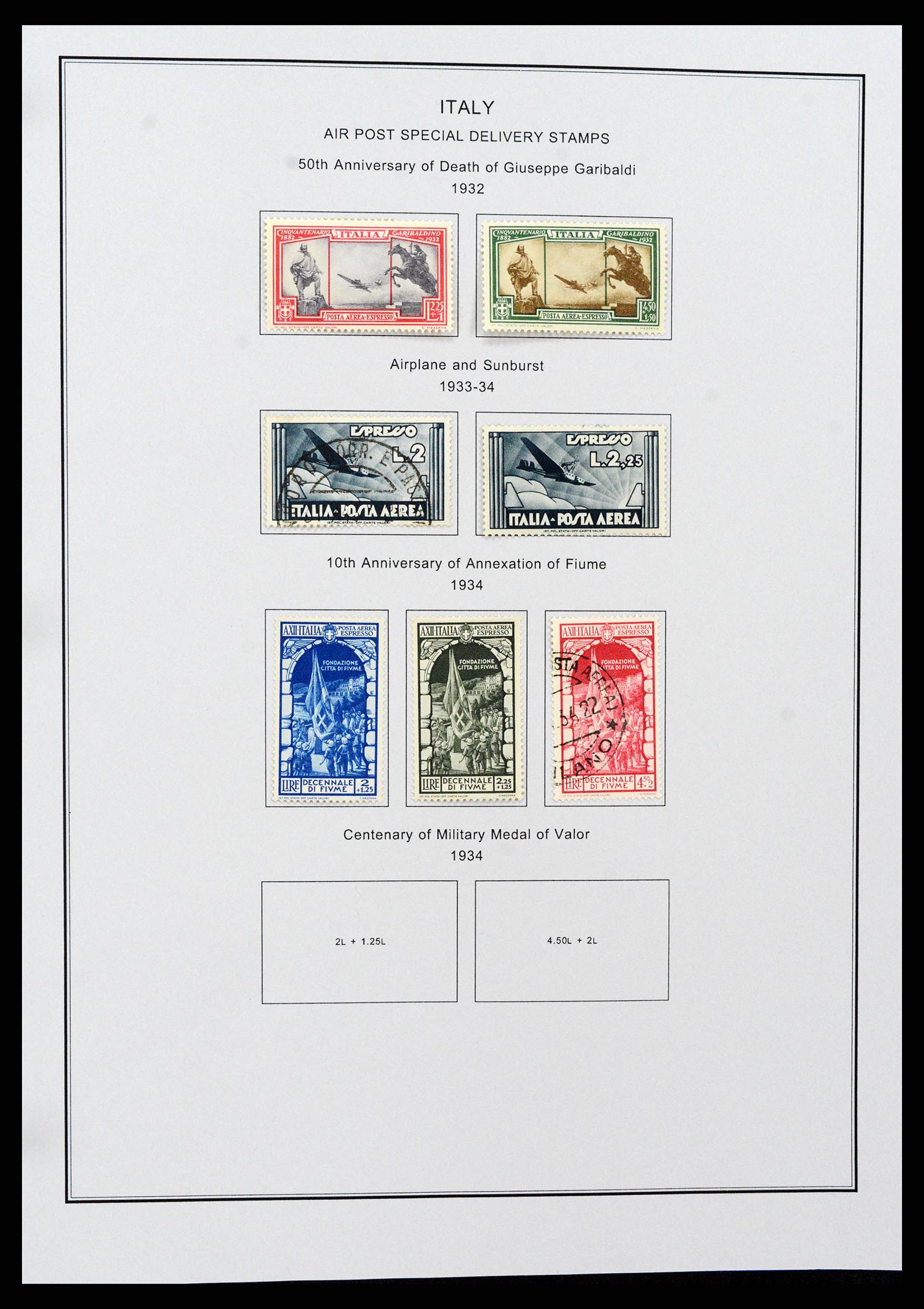 37230 213 - Postzegelverzameling 37230 Italië en gebieden 1862-1990.