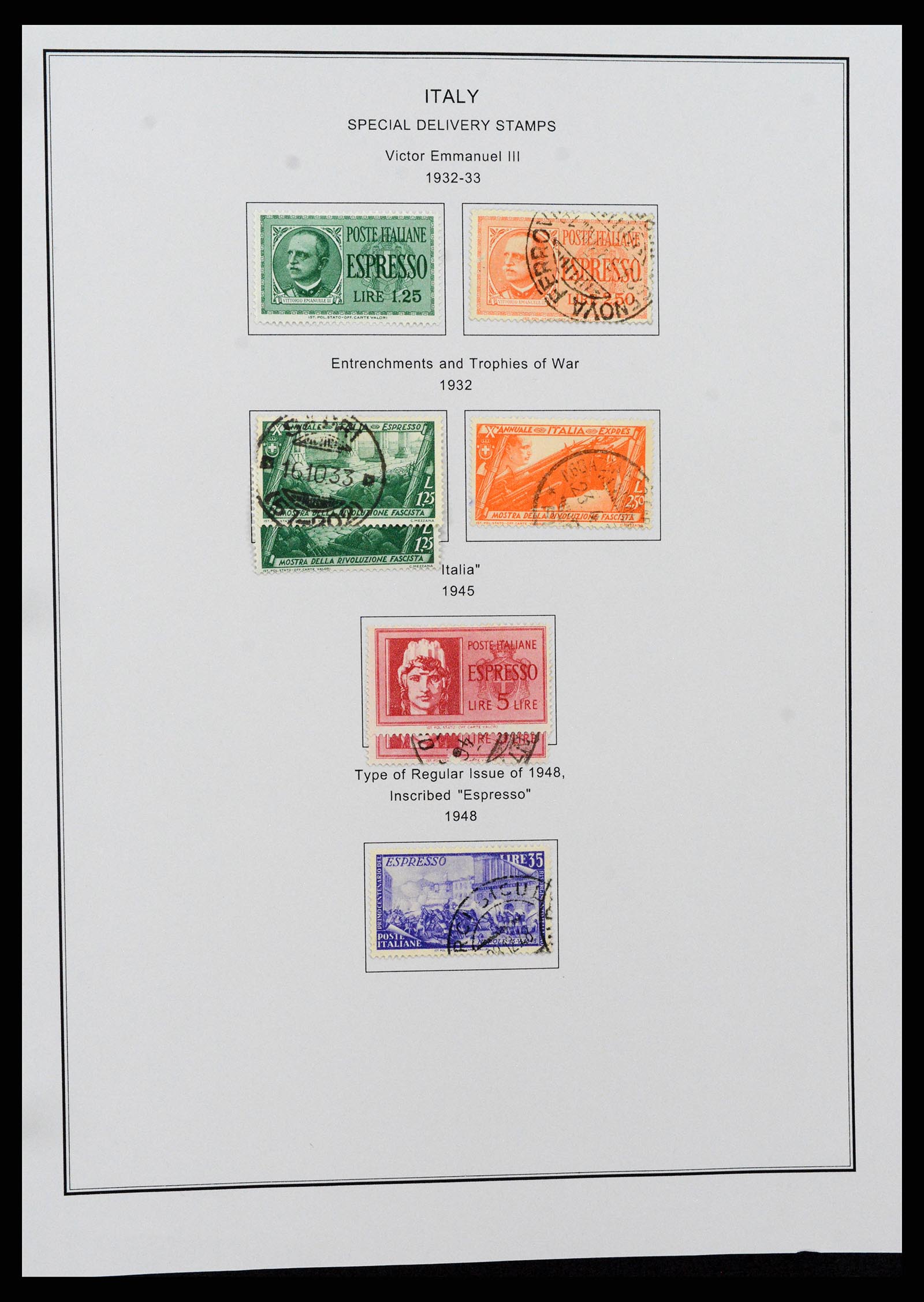 37230 218 - Postzegelverzameling 37230 Italië en gebieden 1862-1990.