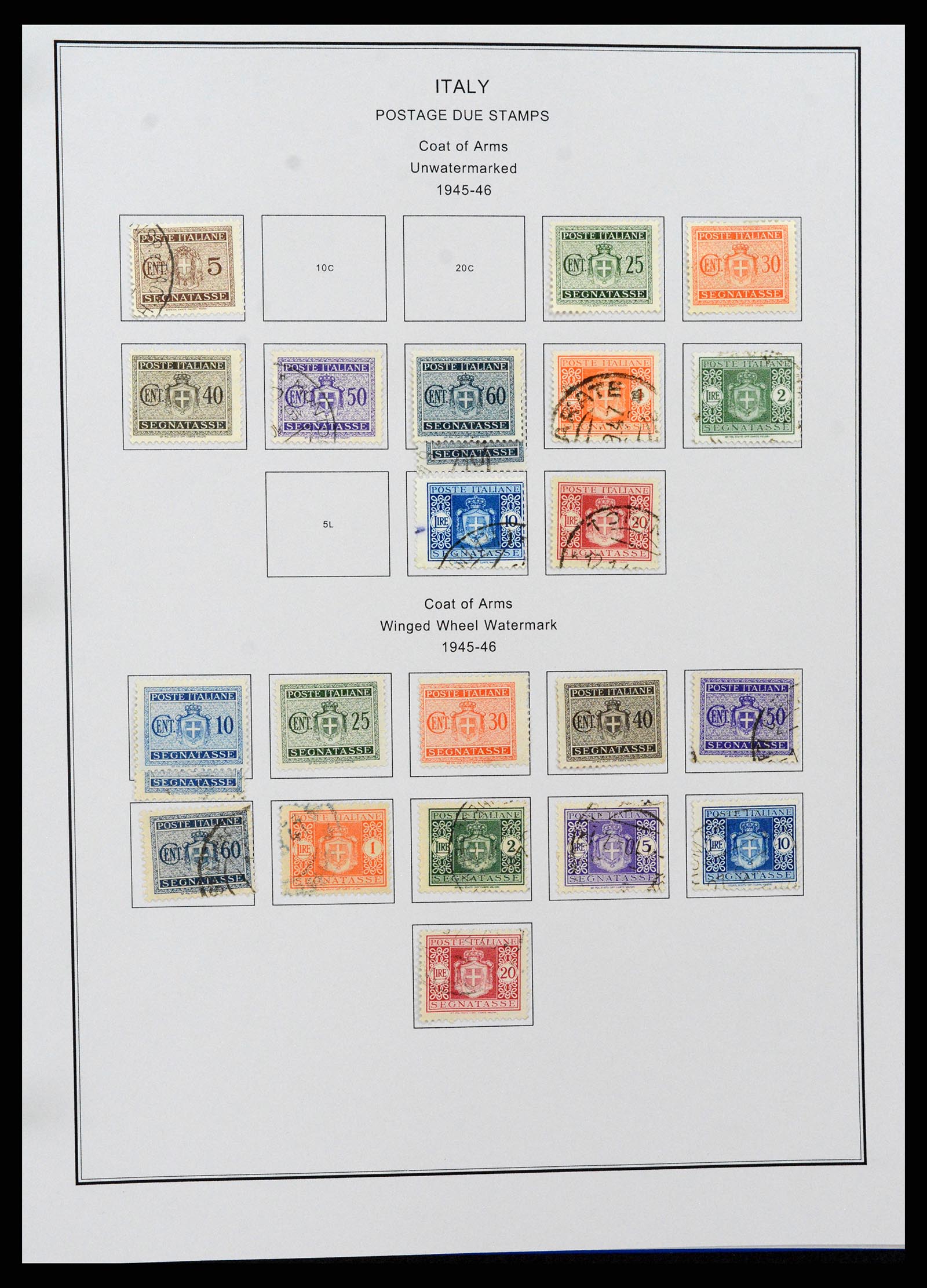 37230 224 - Postzegelverzameling 37230 Italië en gebieden 1862-1990.