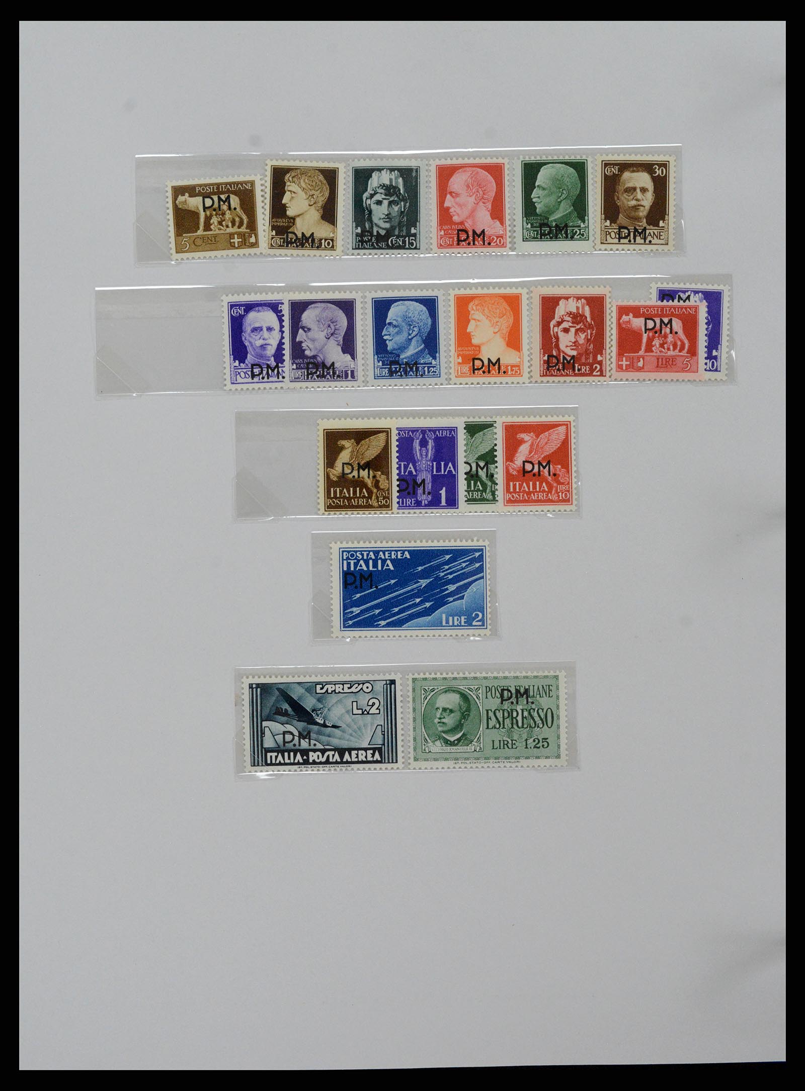37230 227 - Postzegelverzameling 37230 Italië en gebieden 1862-1990.