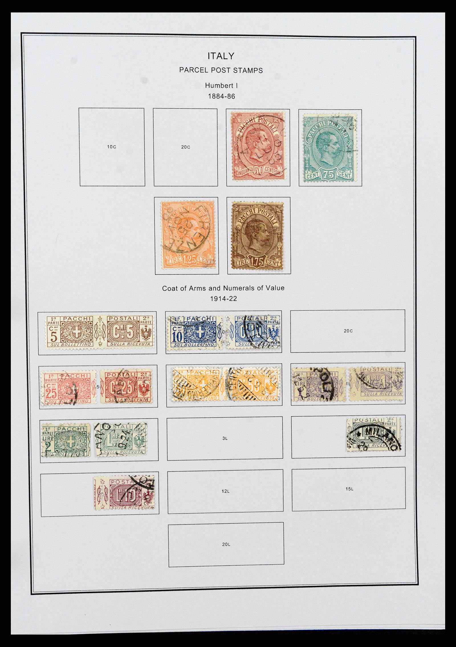 37230 229 - Postzegelverzameling 37230 Italië en gebieden 1862-1990.